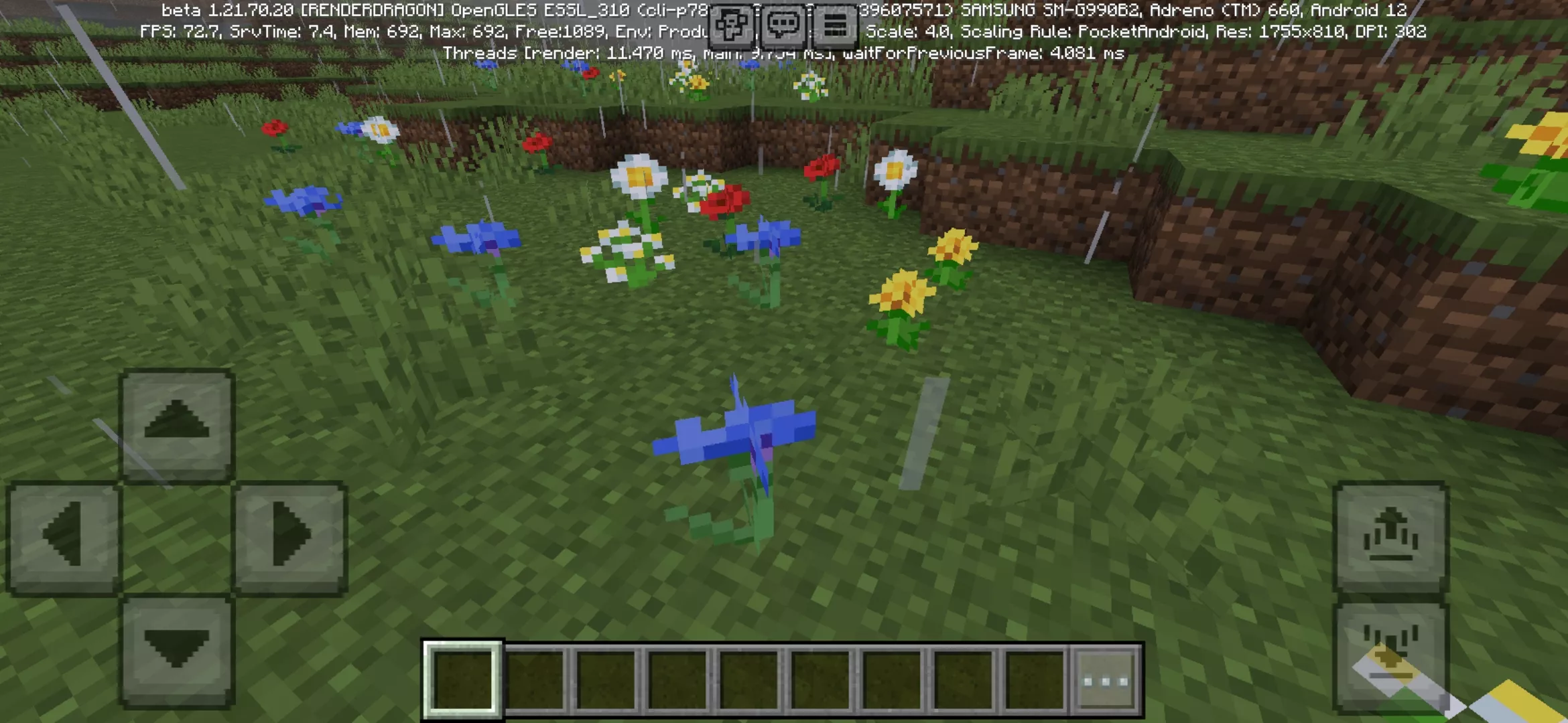 Flower from Realistic Rain Texture Pack for Minecraft PE