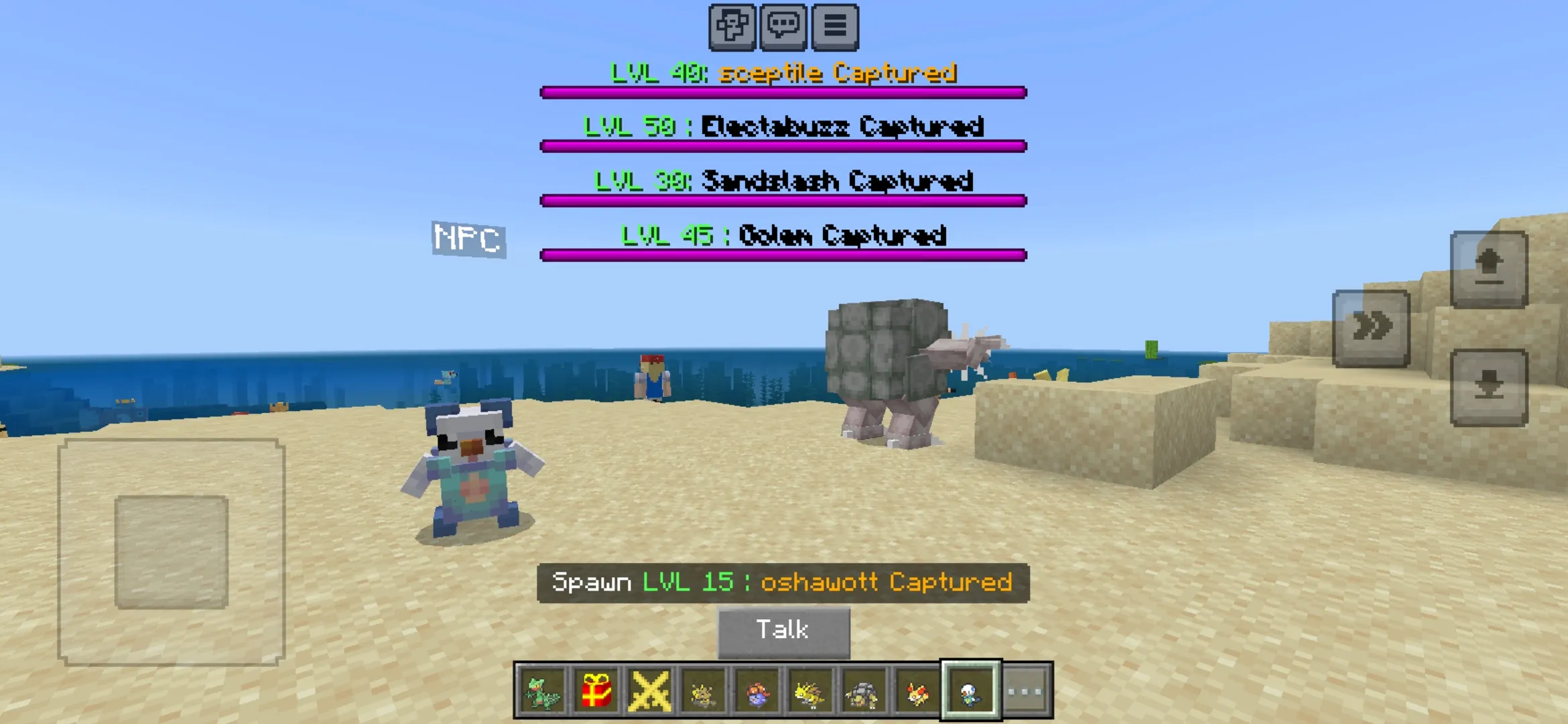 Mobs from Pokemon Mod for Minecraft PE