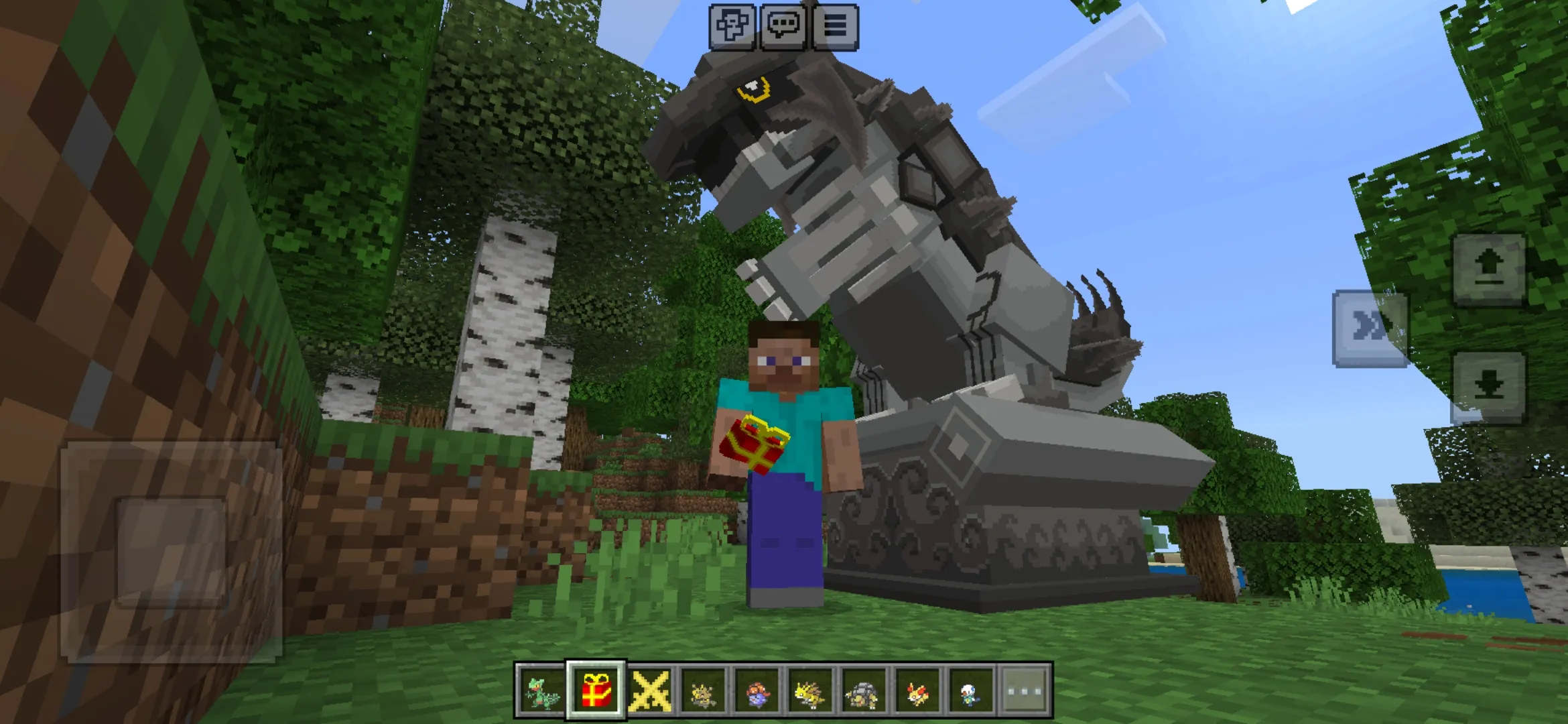 Statue from Pokemon Mod for Minecraft PE