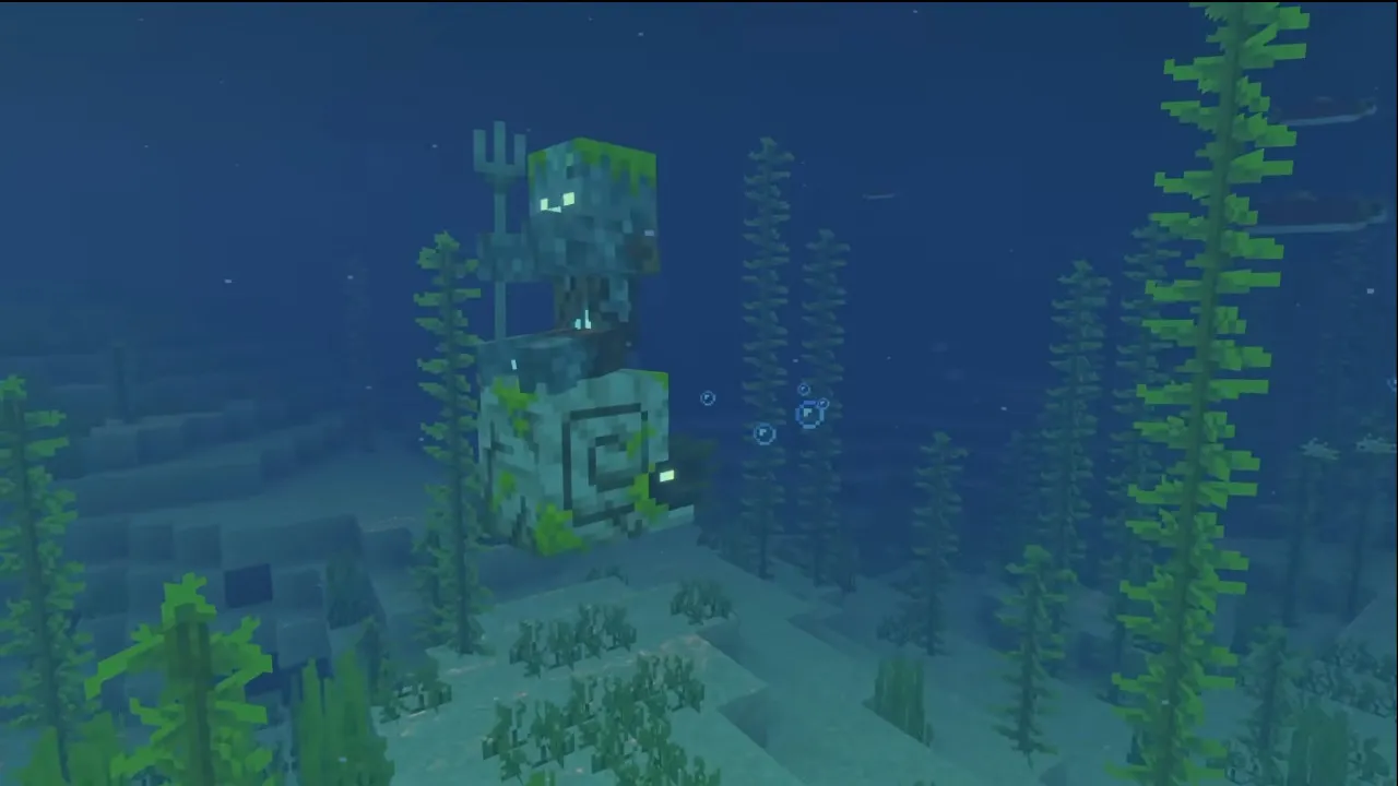 Zombie Nautilus from Minecraft 1.22.0