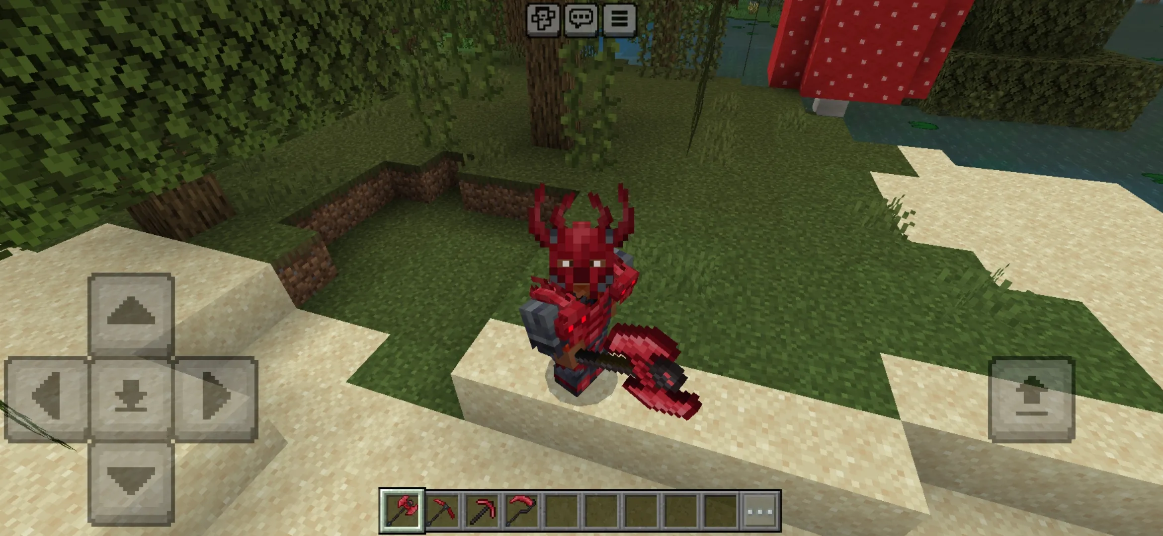 Armor from Deathnerite Mod for Minecraft PE