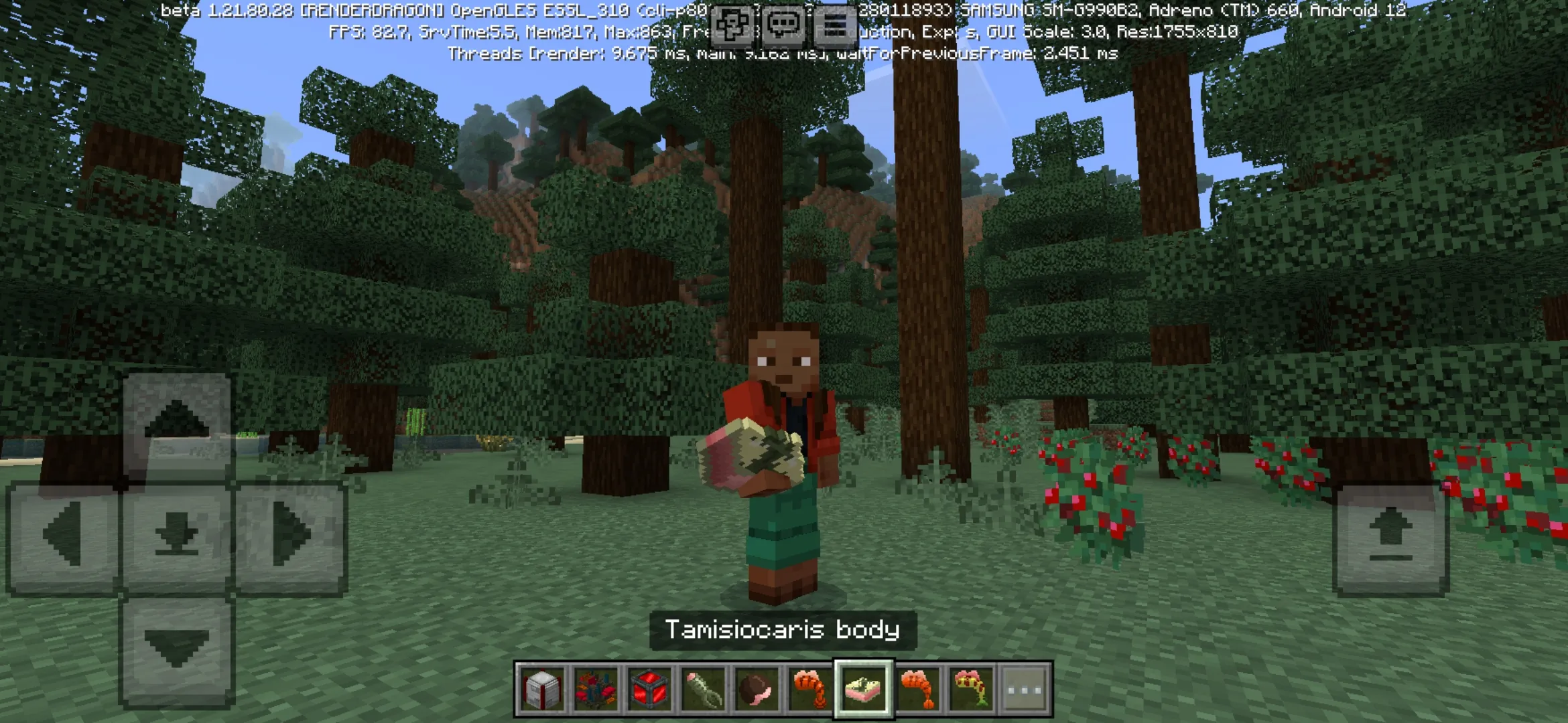 Body from Paleoenvironment Mod for Minecraft PE