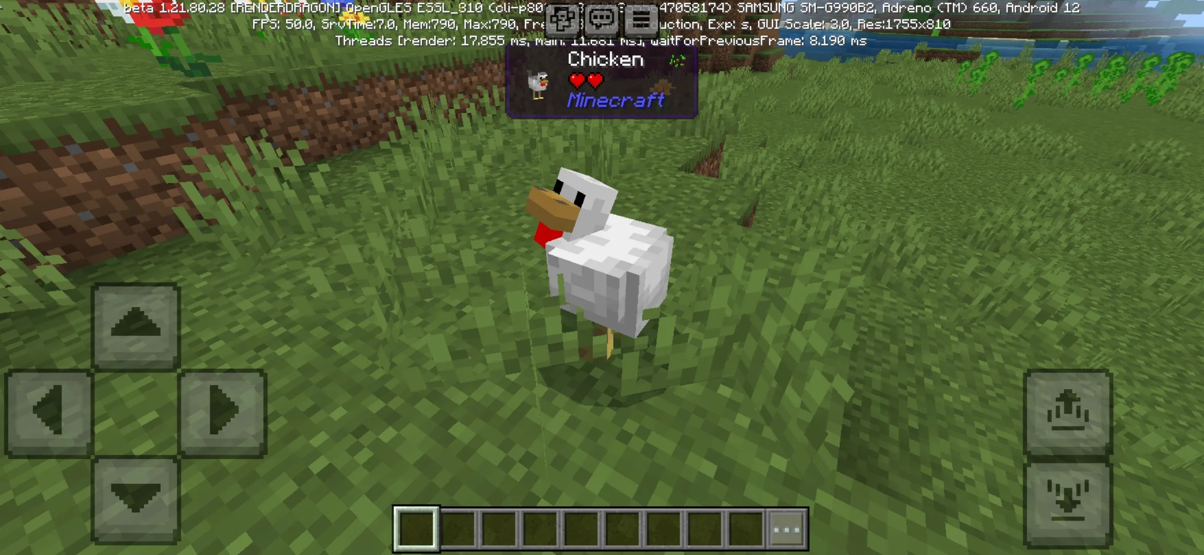 Chicken from WAILA Mod for Minecraft PE