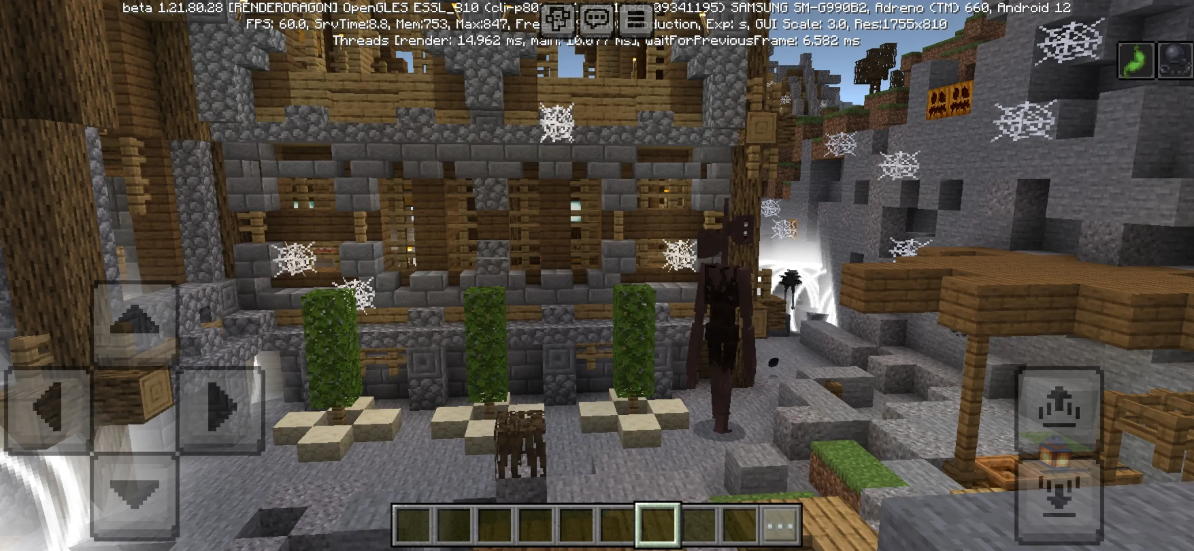 Creepy from Horror Monsters Map for Minecraft PE