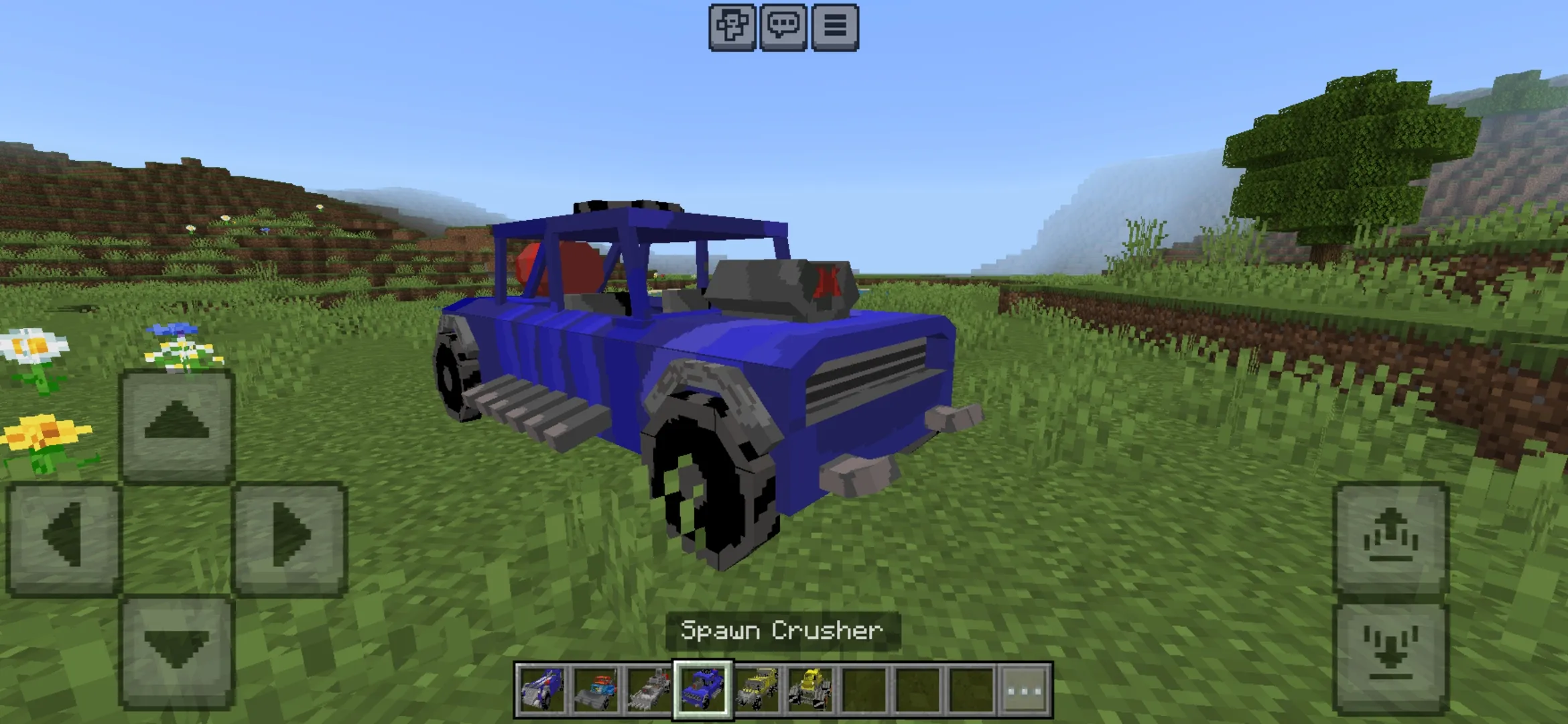 Crusher from Apocalypse Cars Mod for Minecraft PE
