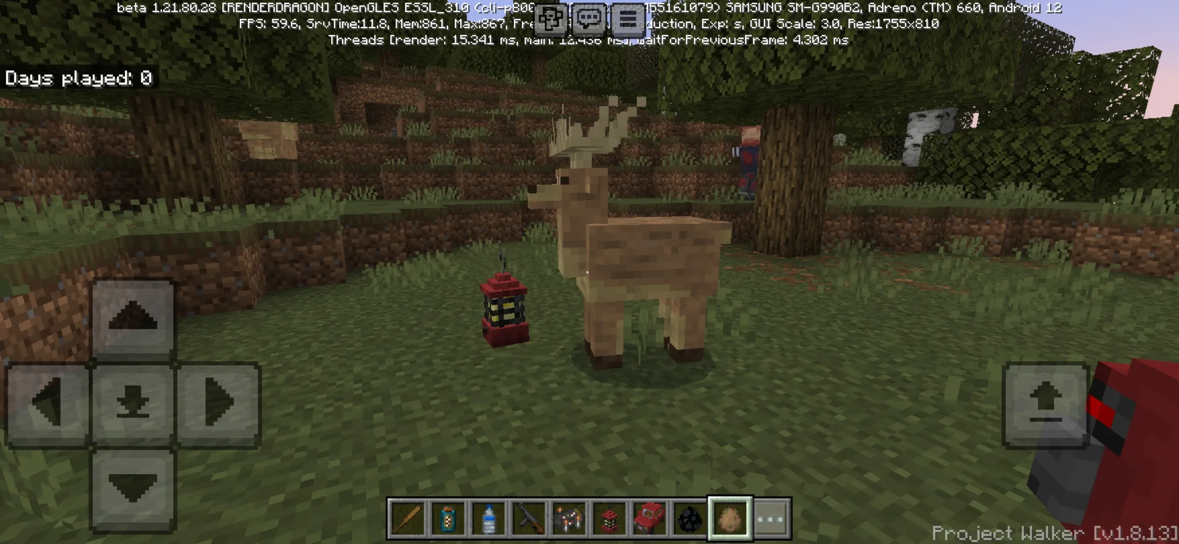 Deer from Project Walker Mod for Minecraft PE