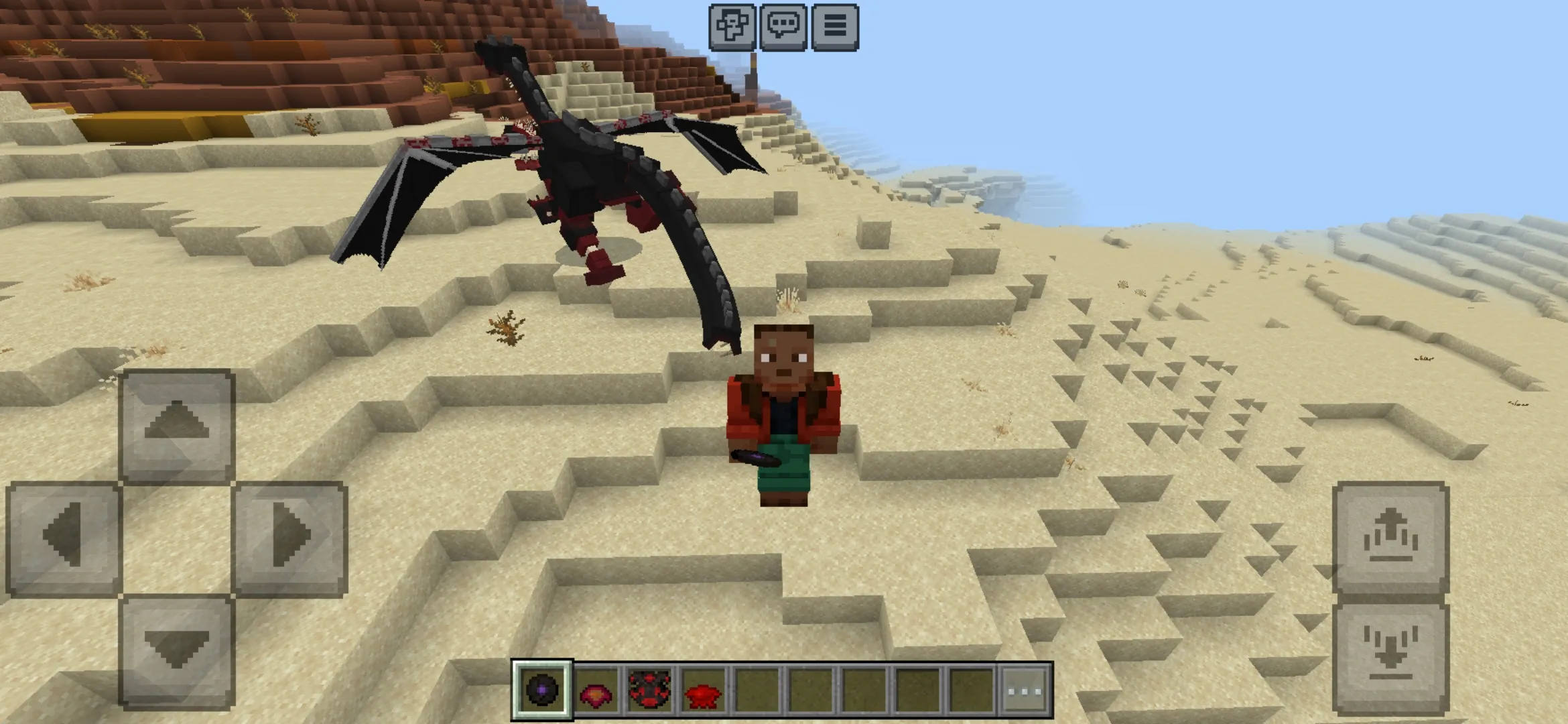 Dragon from Parasite Mod for Minecraft PE