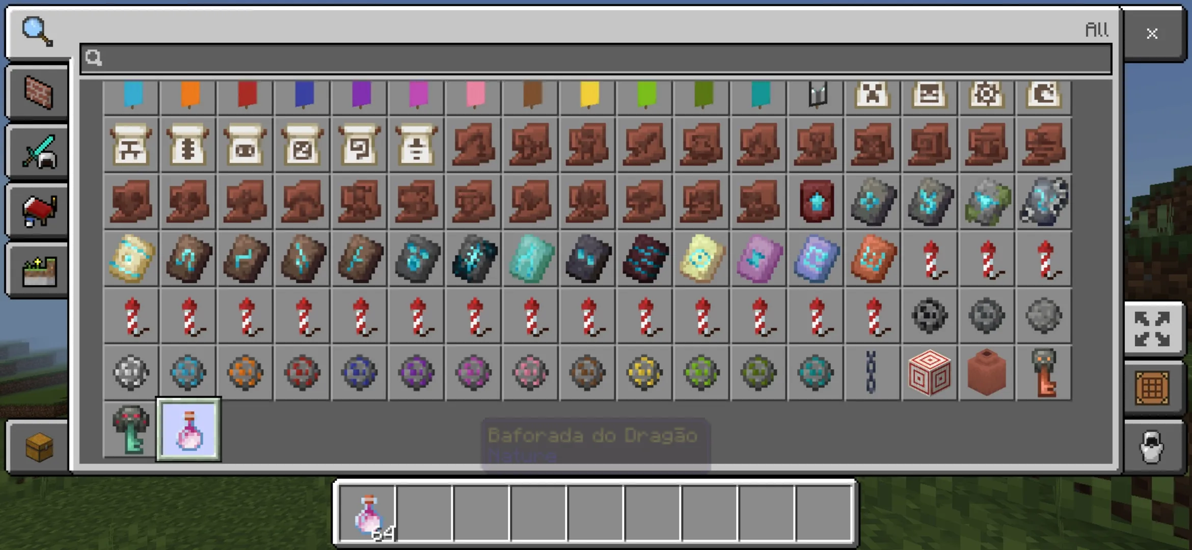 Elixir from Dragon Man Mod for Minecraft PE