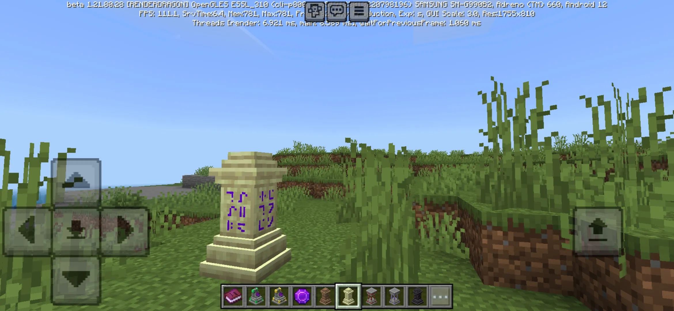 End from Waystones Mod for Minecraft PE