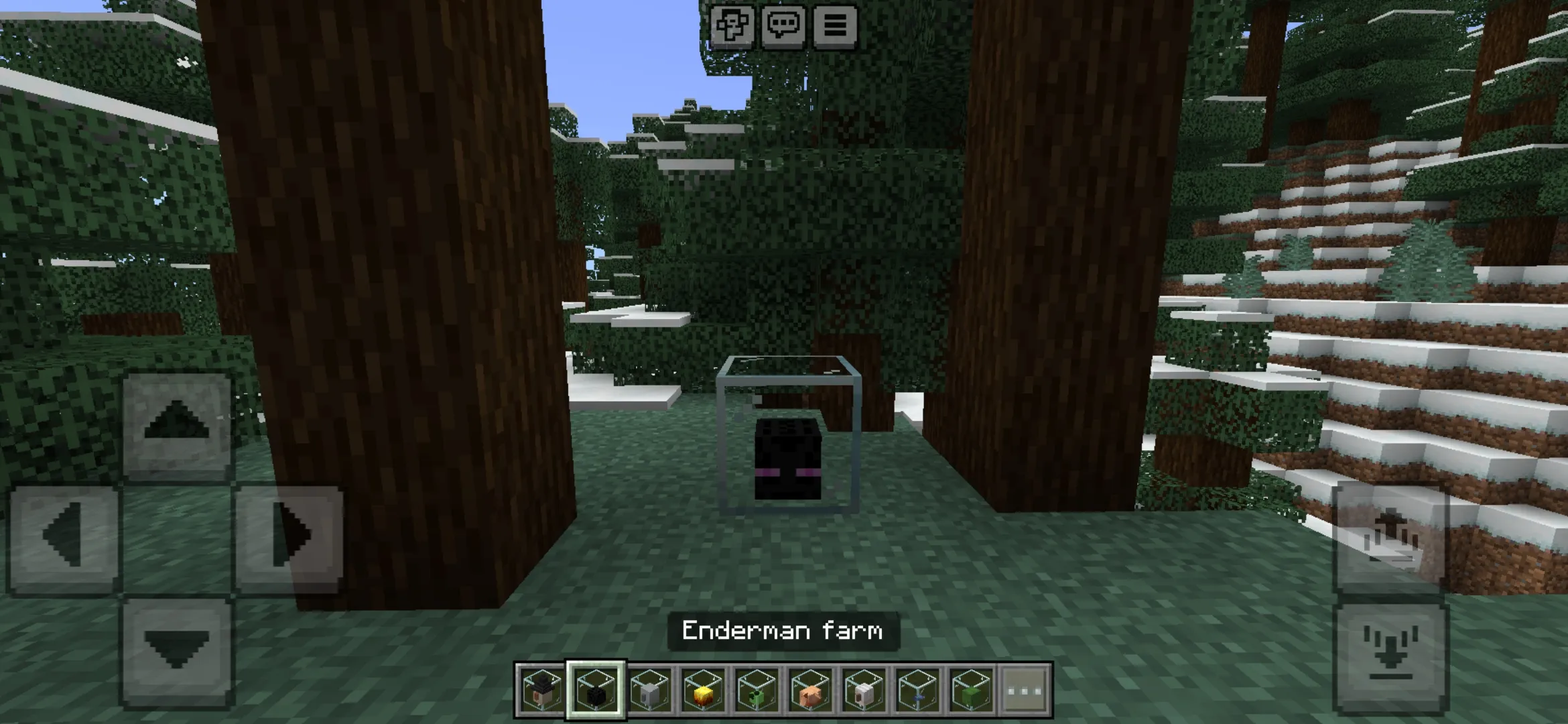 Enderman from Monsters Mob Farm Mod for Minecraft PE