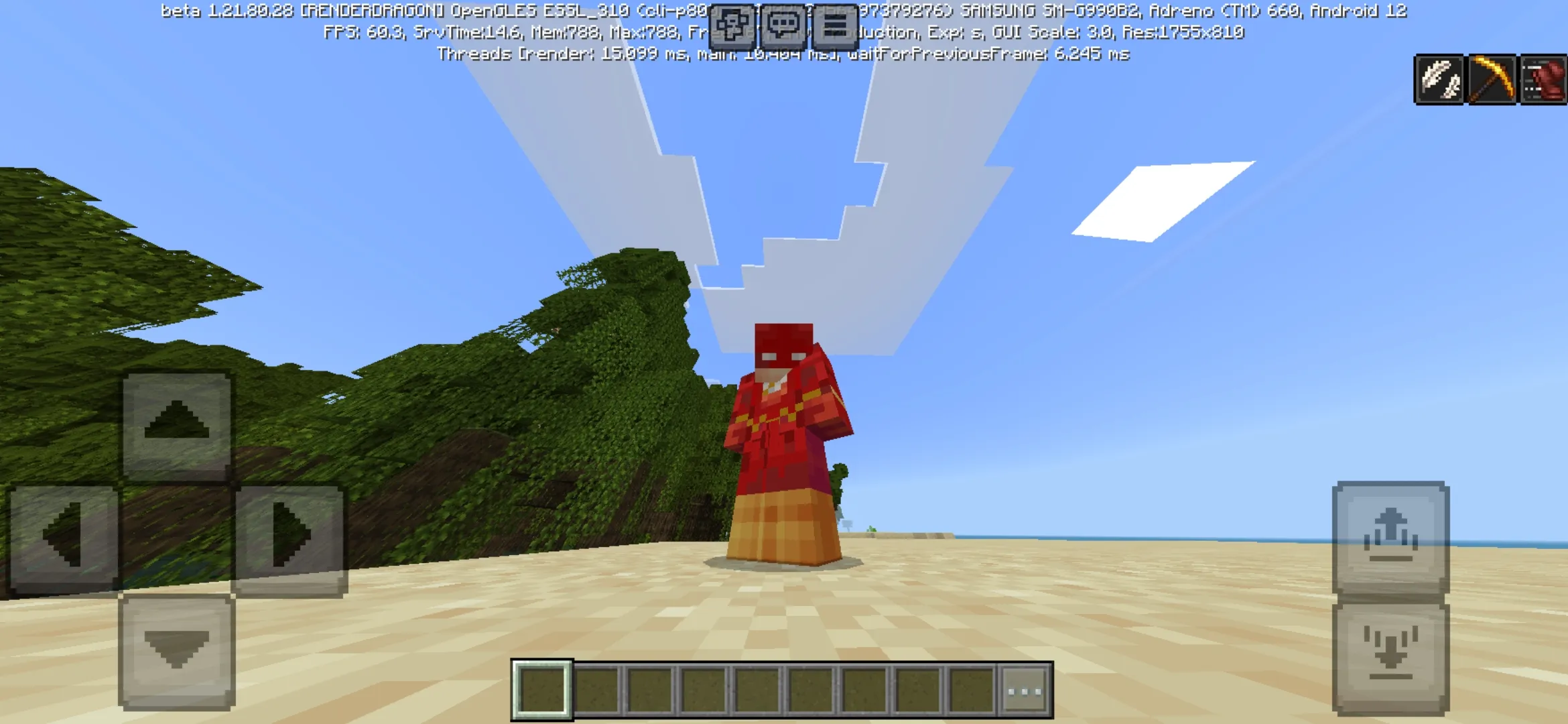 Flash from Marvel Mod for Minecraft PE