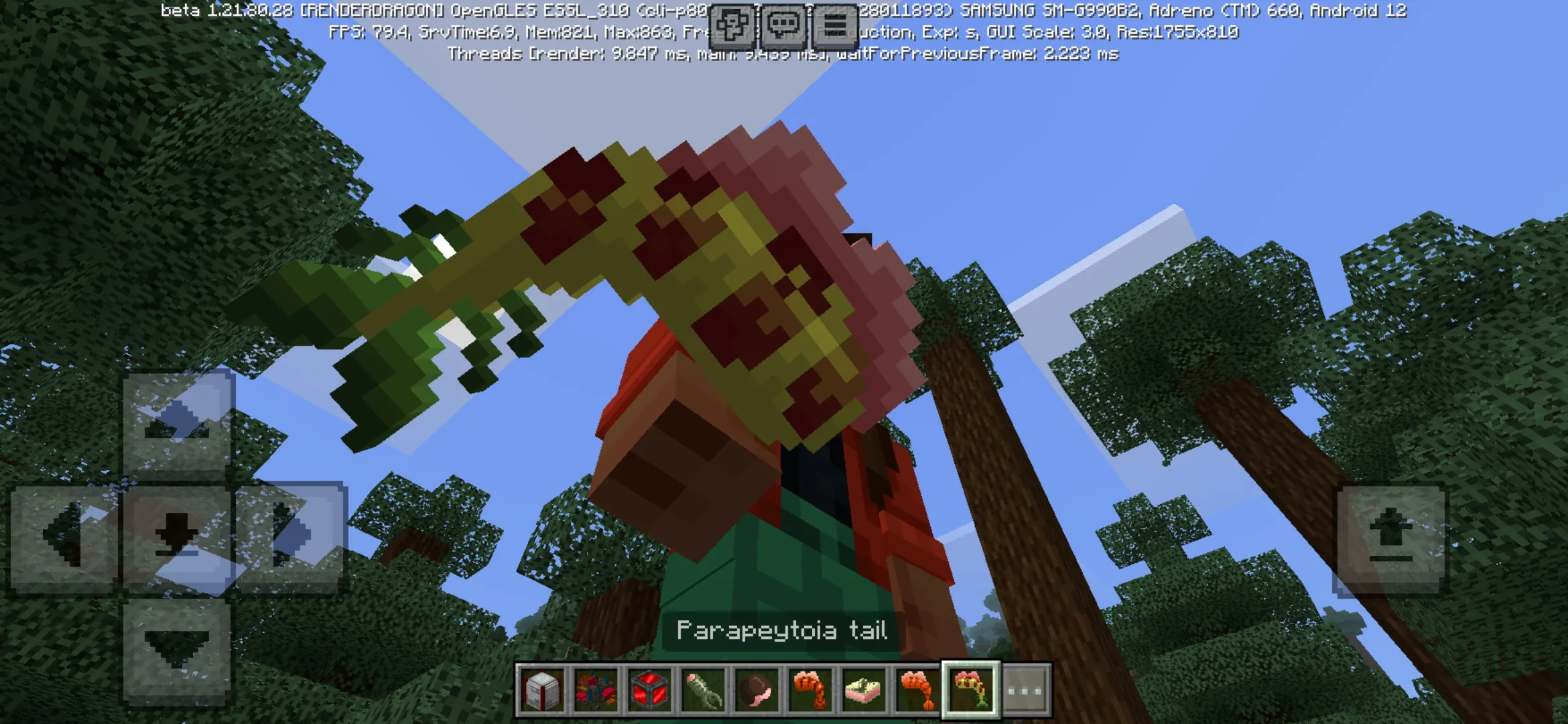 Food from Paleoenvironment Mod for Minecraft PE