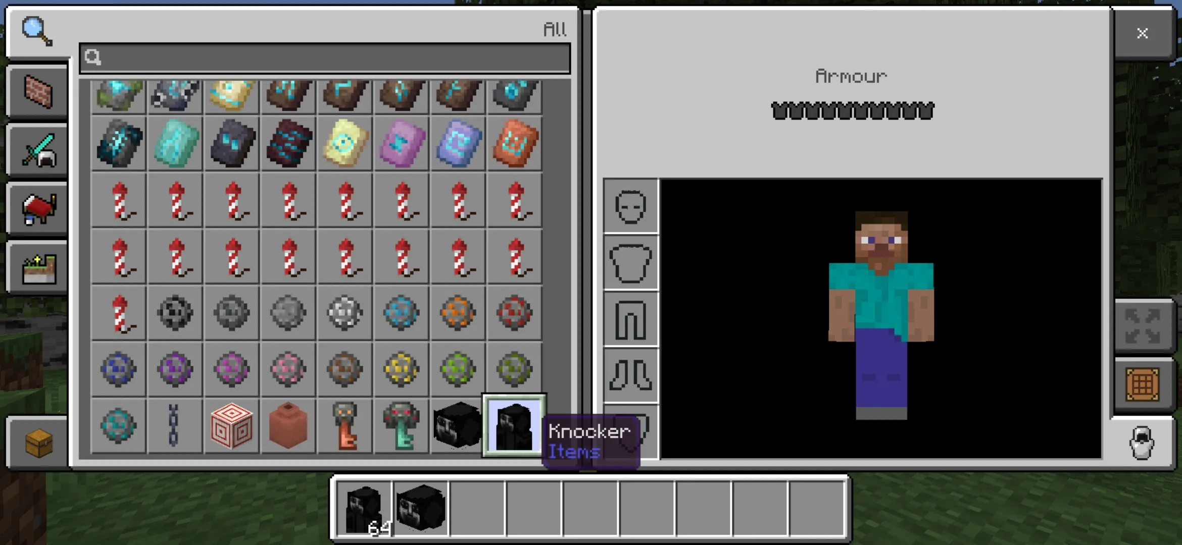 Items from Knocker Mod for Minecraft PE