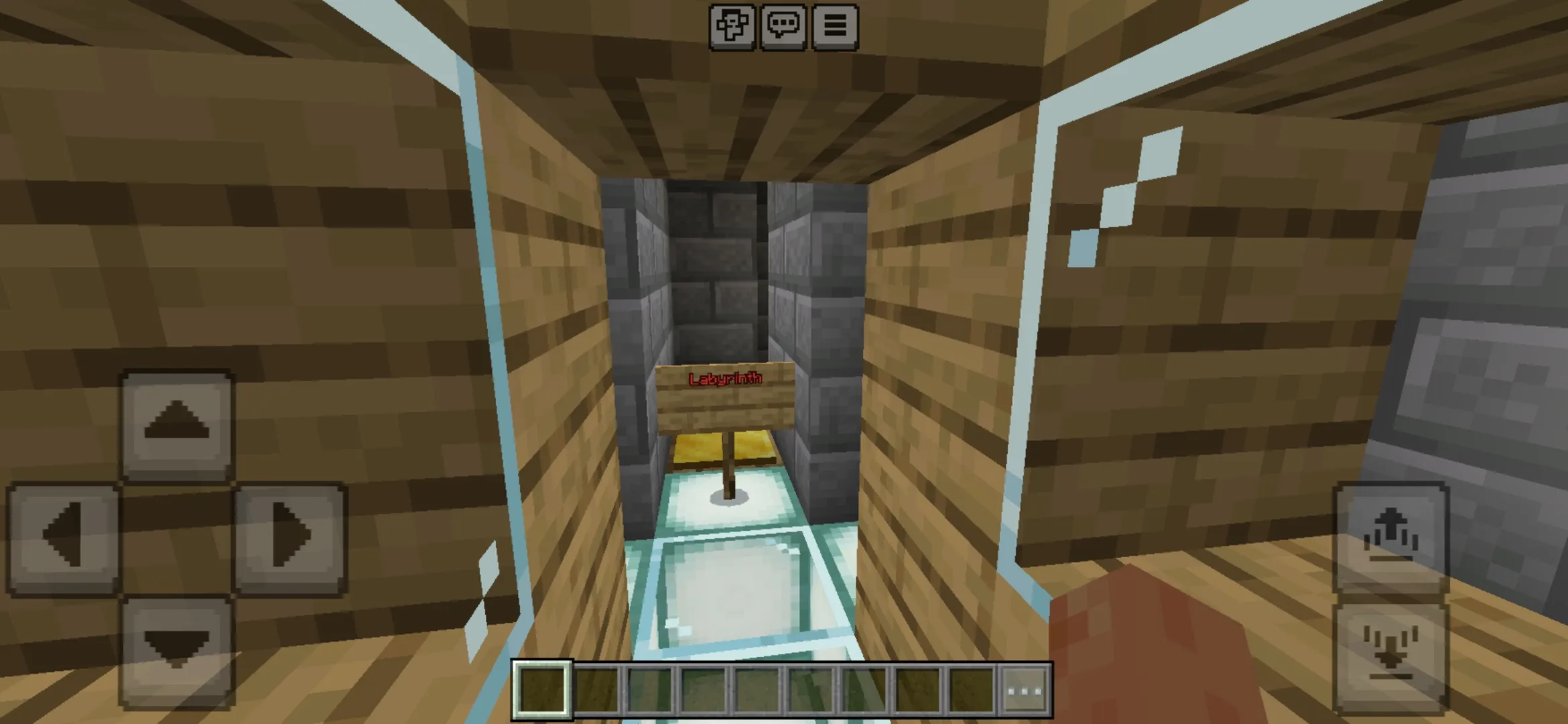 Labyrinth from Endless Parkour Map for Minecraft PE