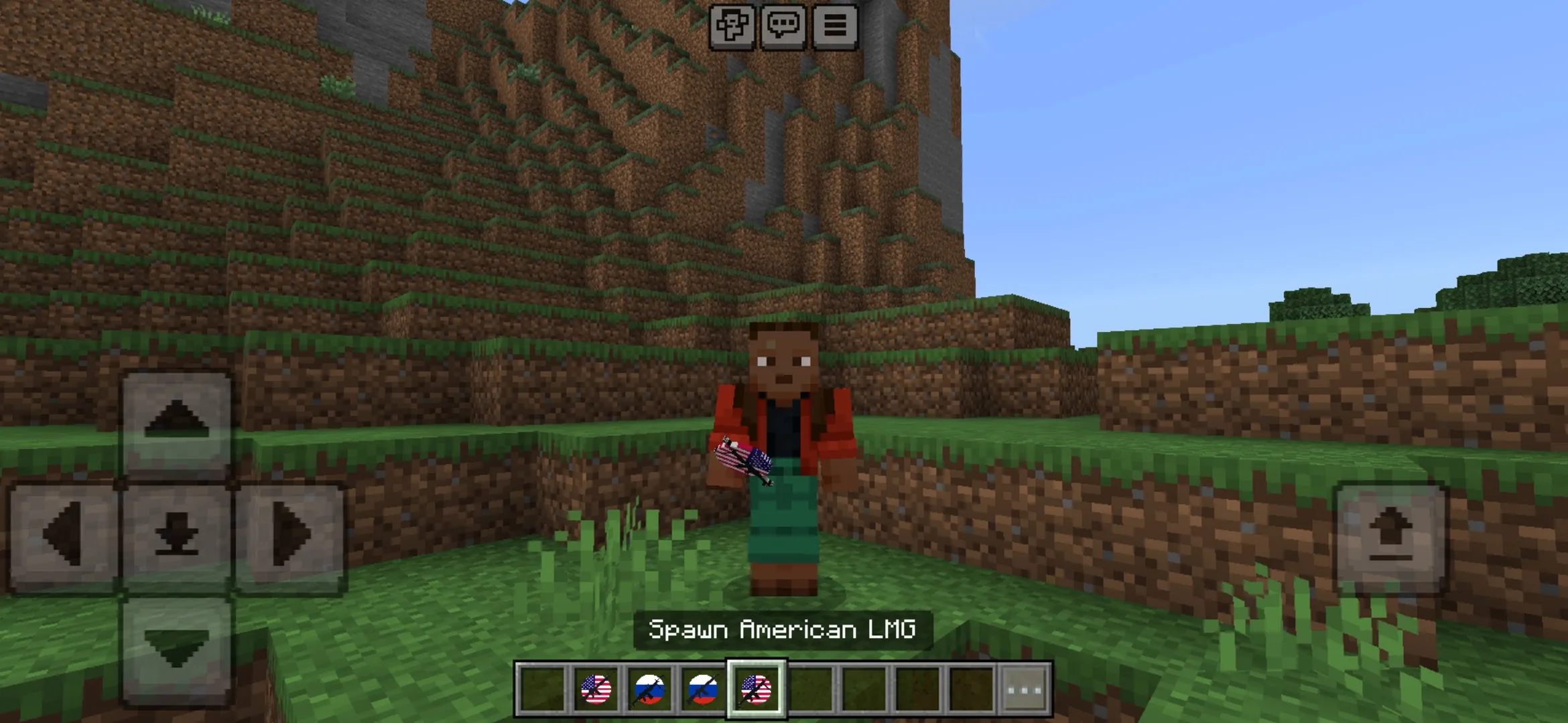 LMG from Conflict the War Mod for Minecraft PE