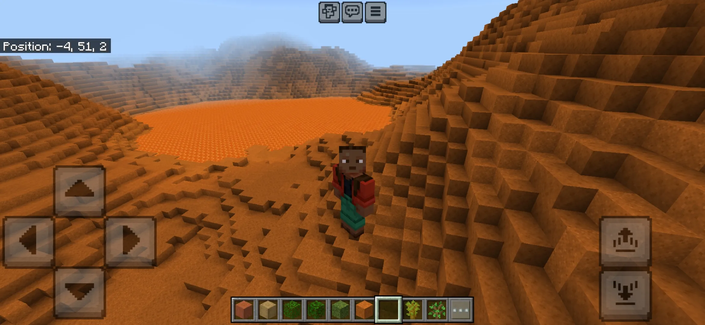 Location from Mars Map for Minecraft PE