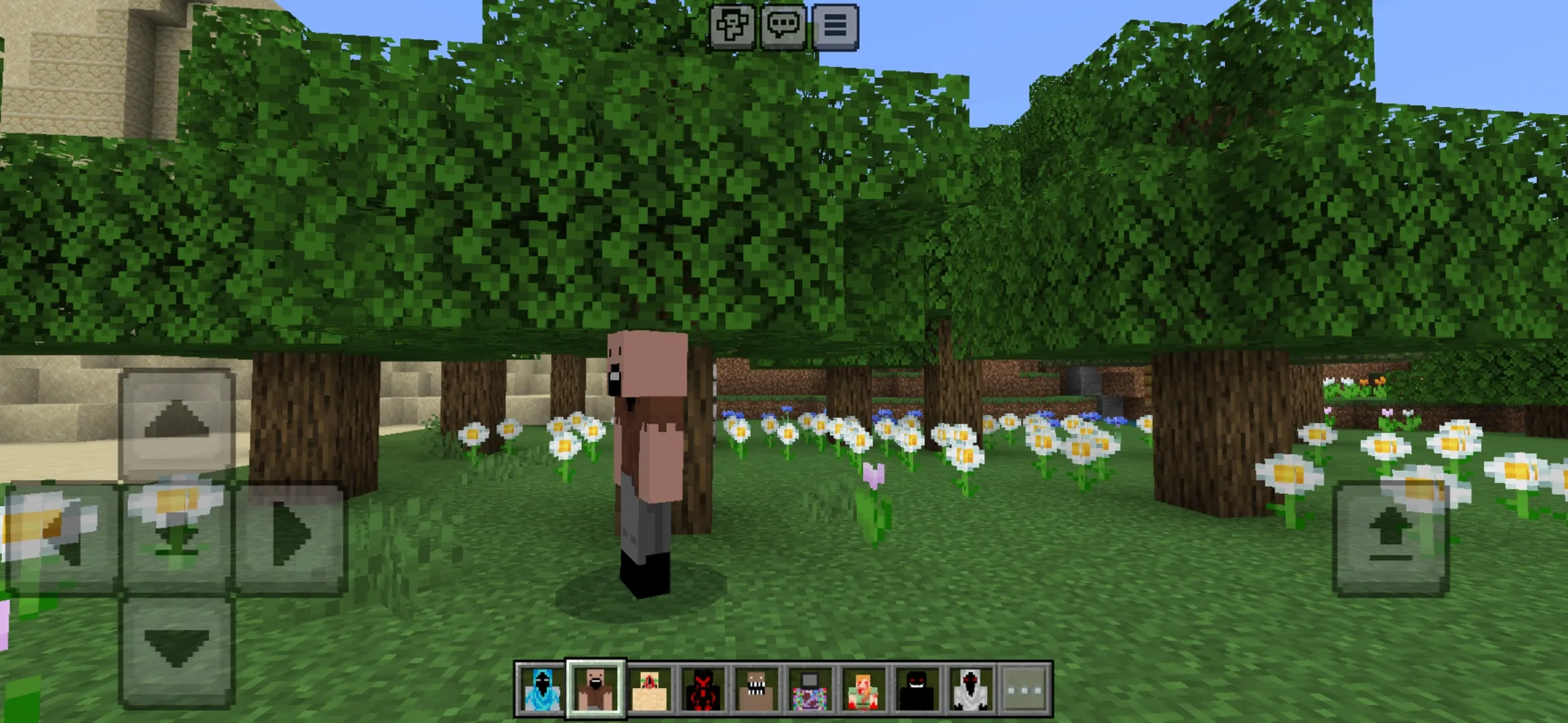 Notch from Creepypasta from the Fog Mod for Minecraft PE
