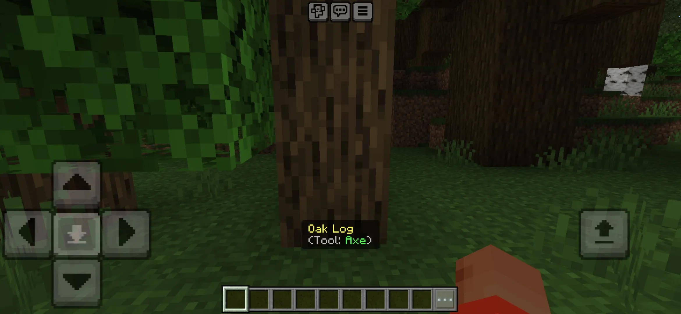 Oak Log from WAILA Mod for Minecraft PE