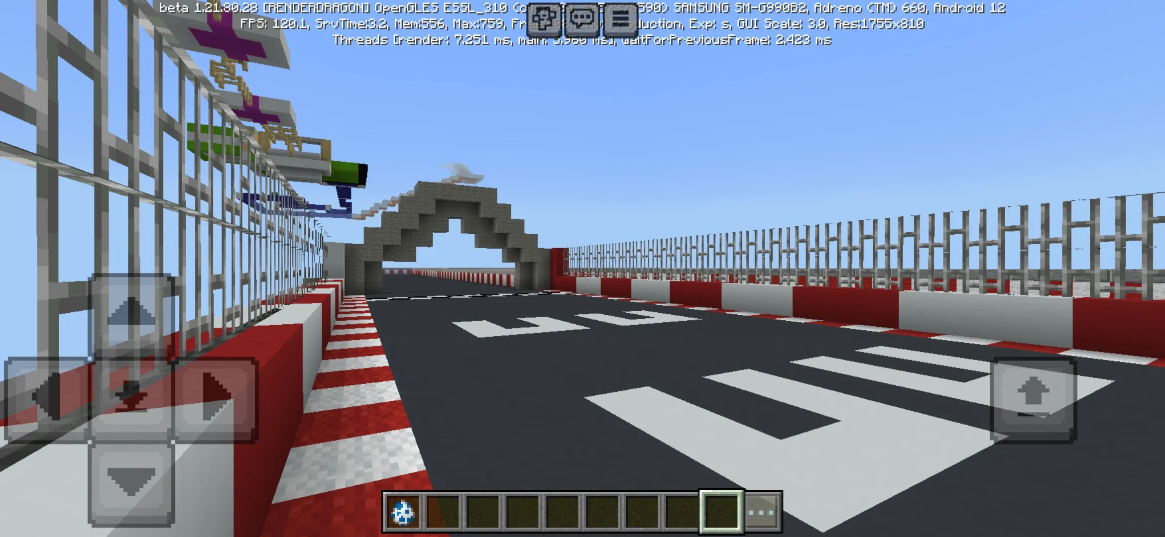 Options from GTA Map for Minecraft PE