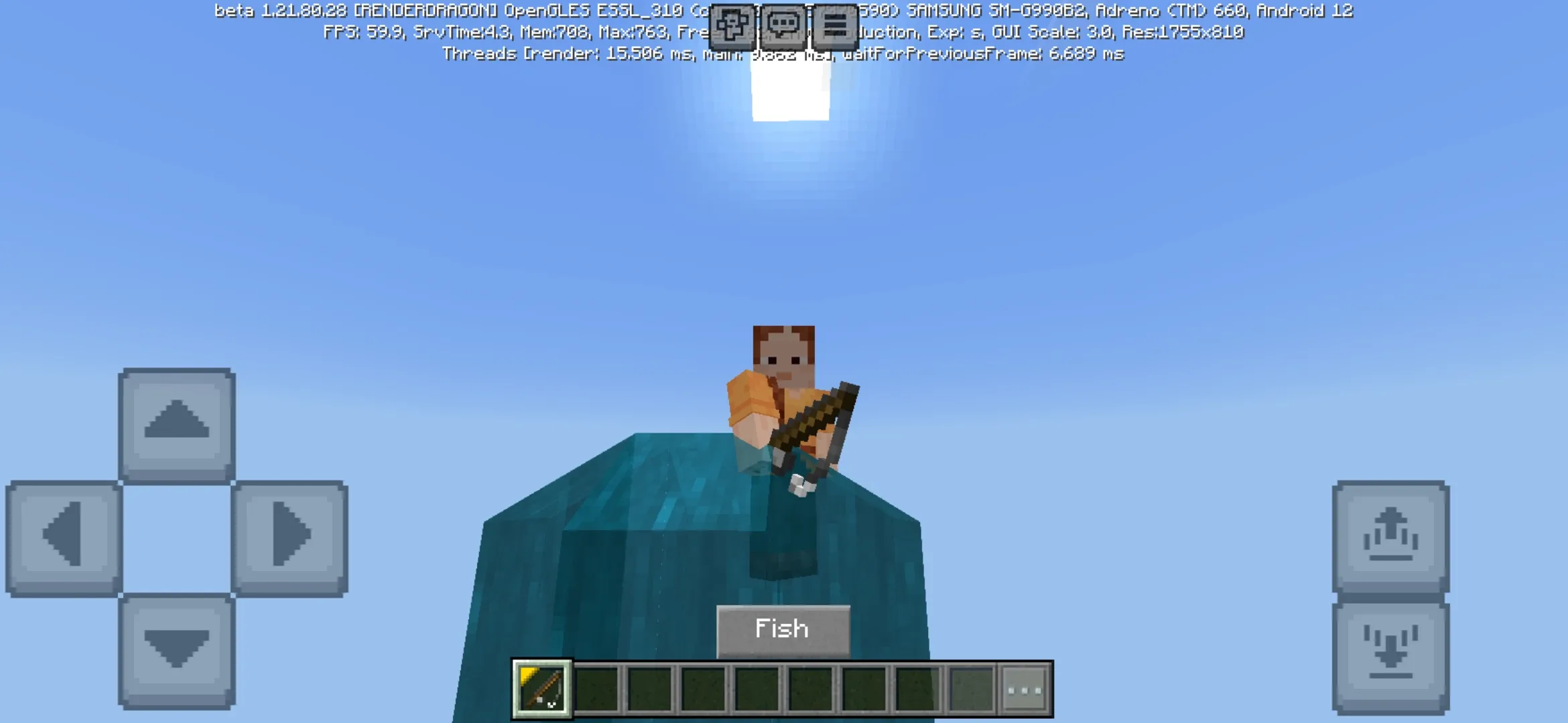 Options from One Ocean Block Map for Minecraft PE