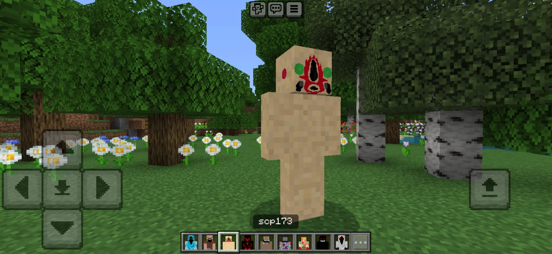 SCP 173 from Creepypasta from the Fog Mod for Minecraft PE