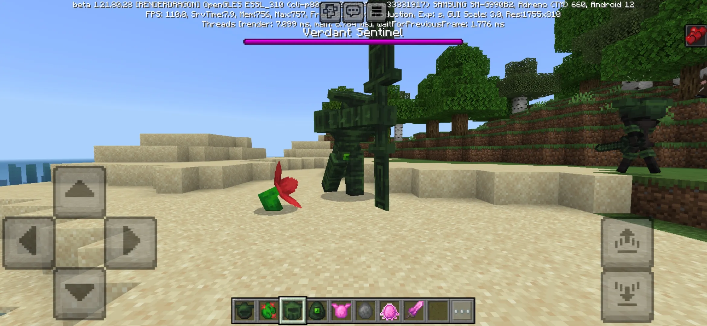 Sentinel from Cataclysmical Mod for Minecraft PE