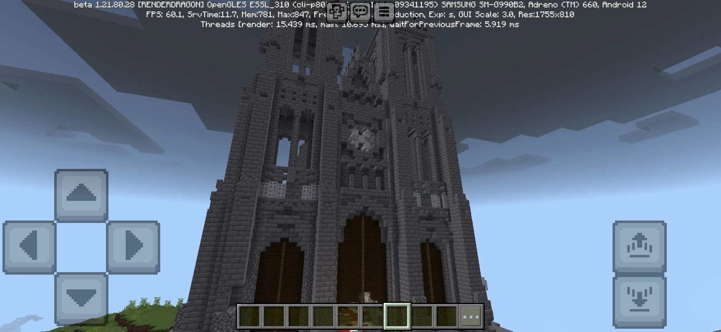 Temple from Horror Monsters Map for Minecraft PE