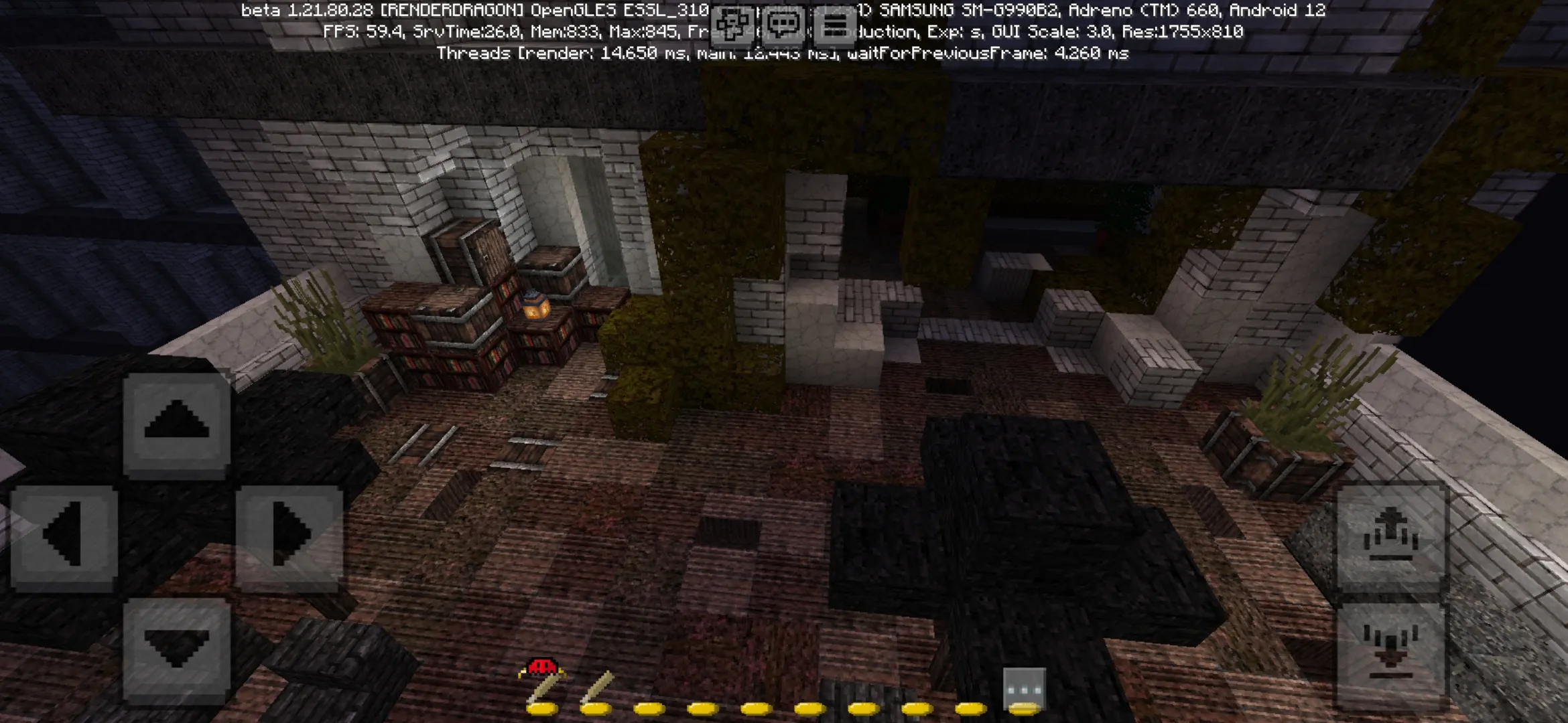 Top View from Scary Hotel Map for Minecraft PE