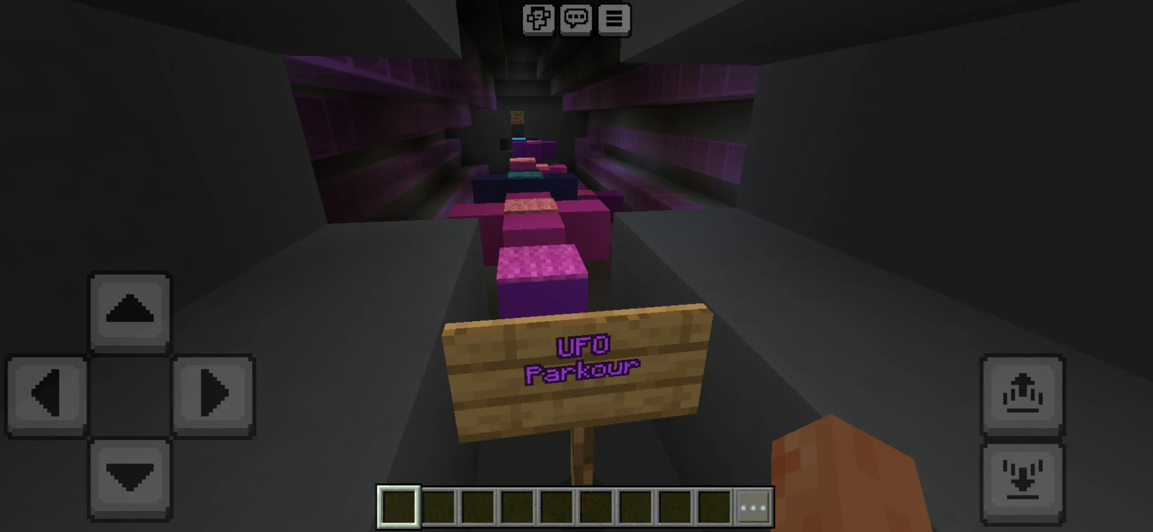 UFO from Endless Parkour Map for Minecraft PE
