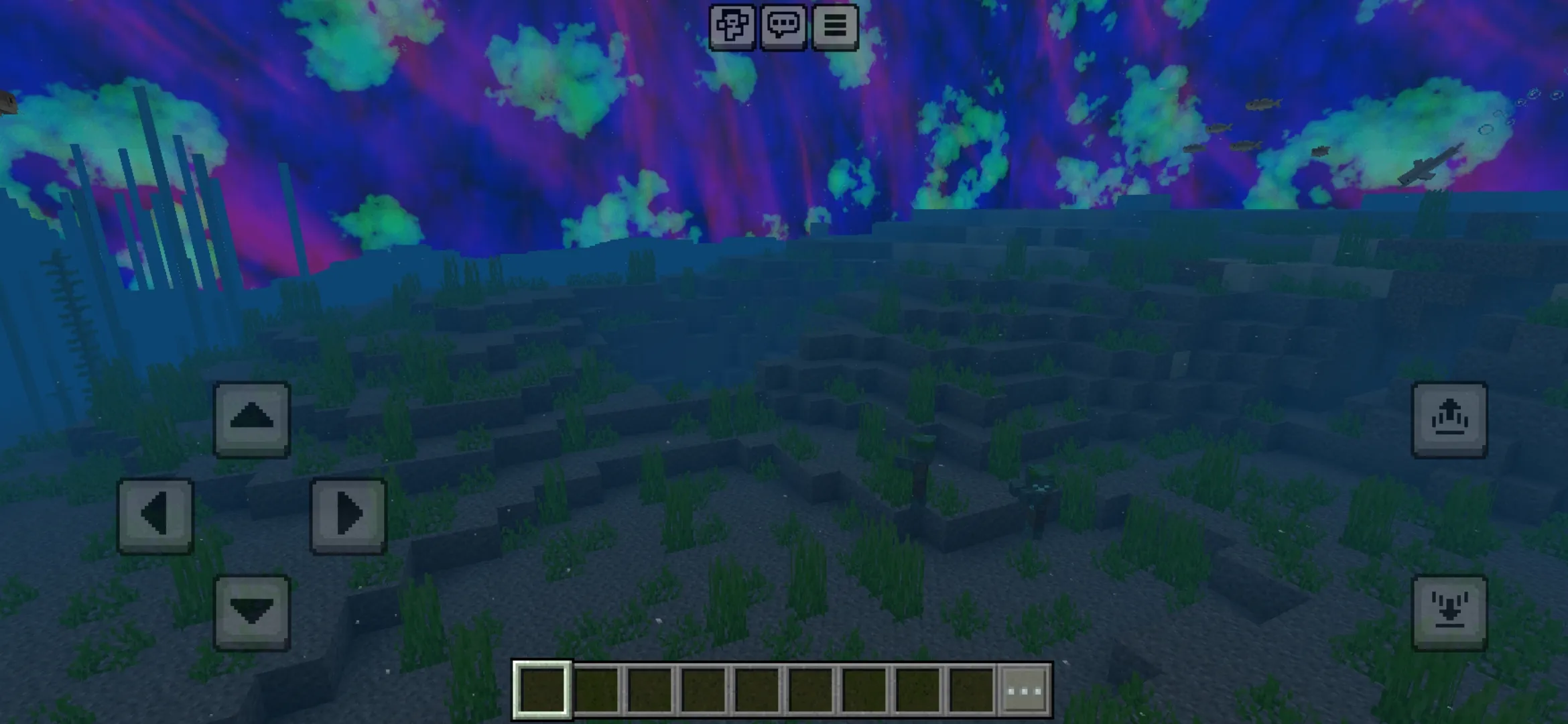 Underwater from Hyze Shader for Minecraft PE
