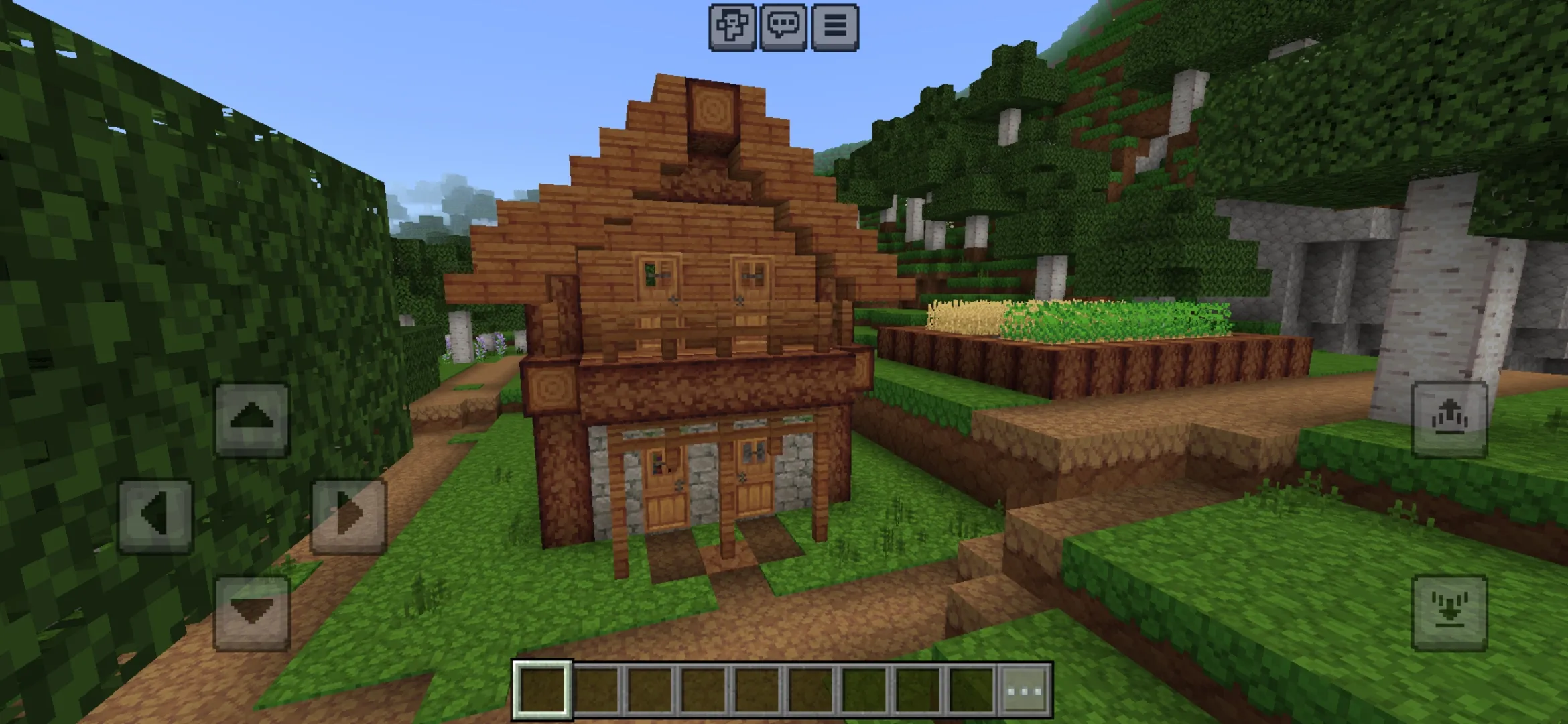 Village from Spectral Texture Pack for Minecraft PE