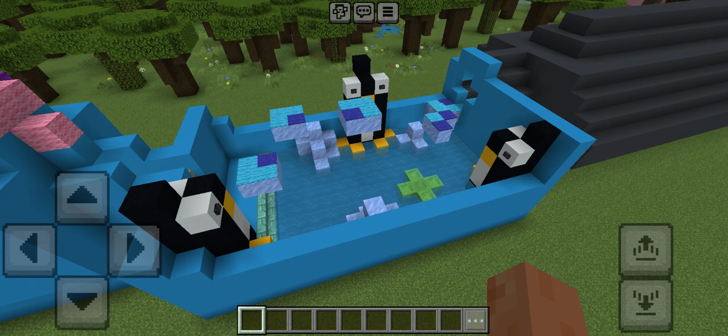 Water from Endless Parkour Map for Minecraft PE