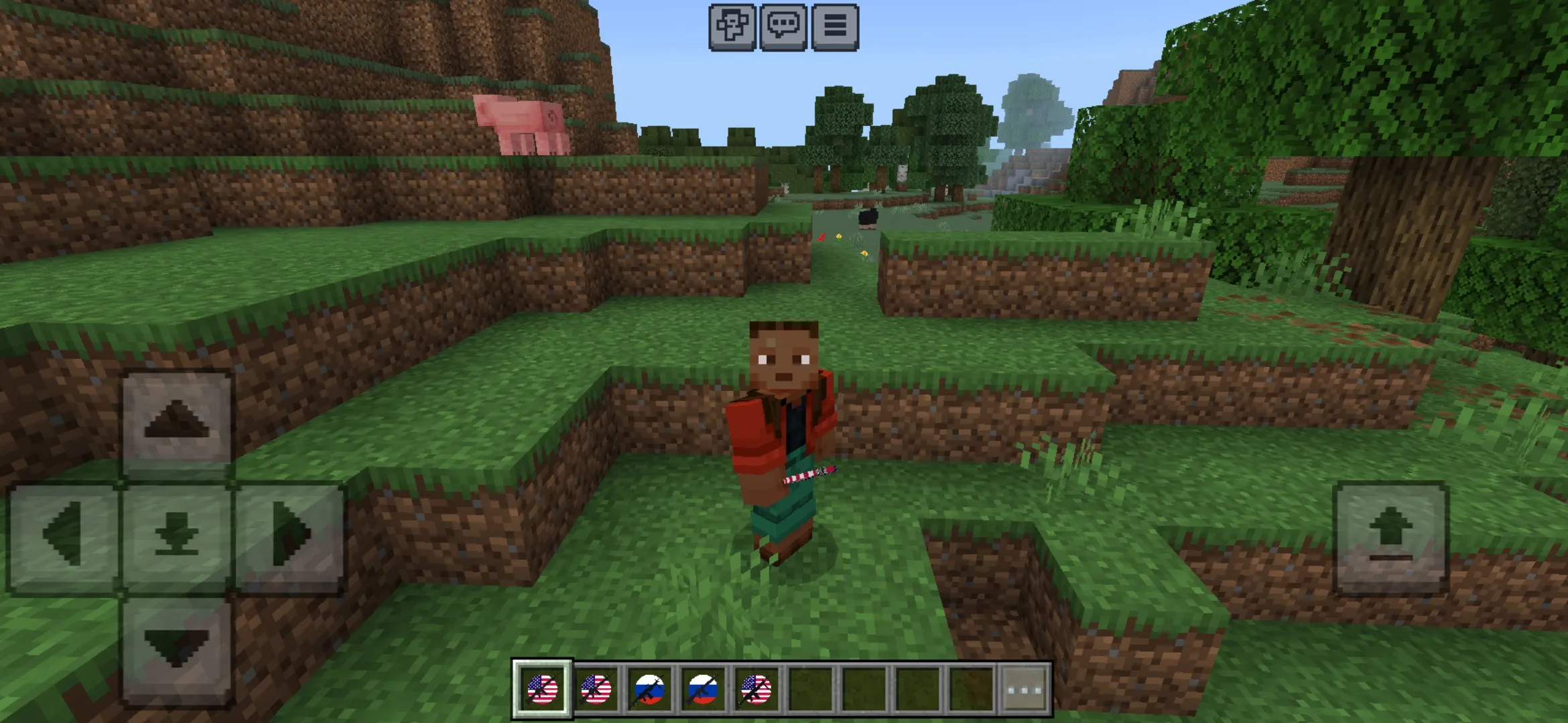 Weapon from Conflict the War Mod for Minecraft PE