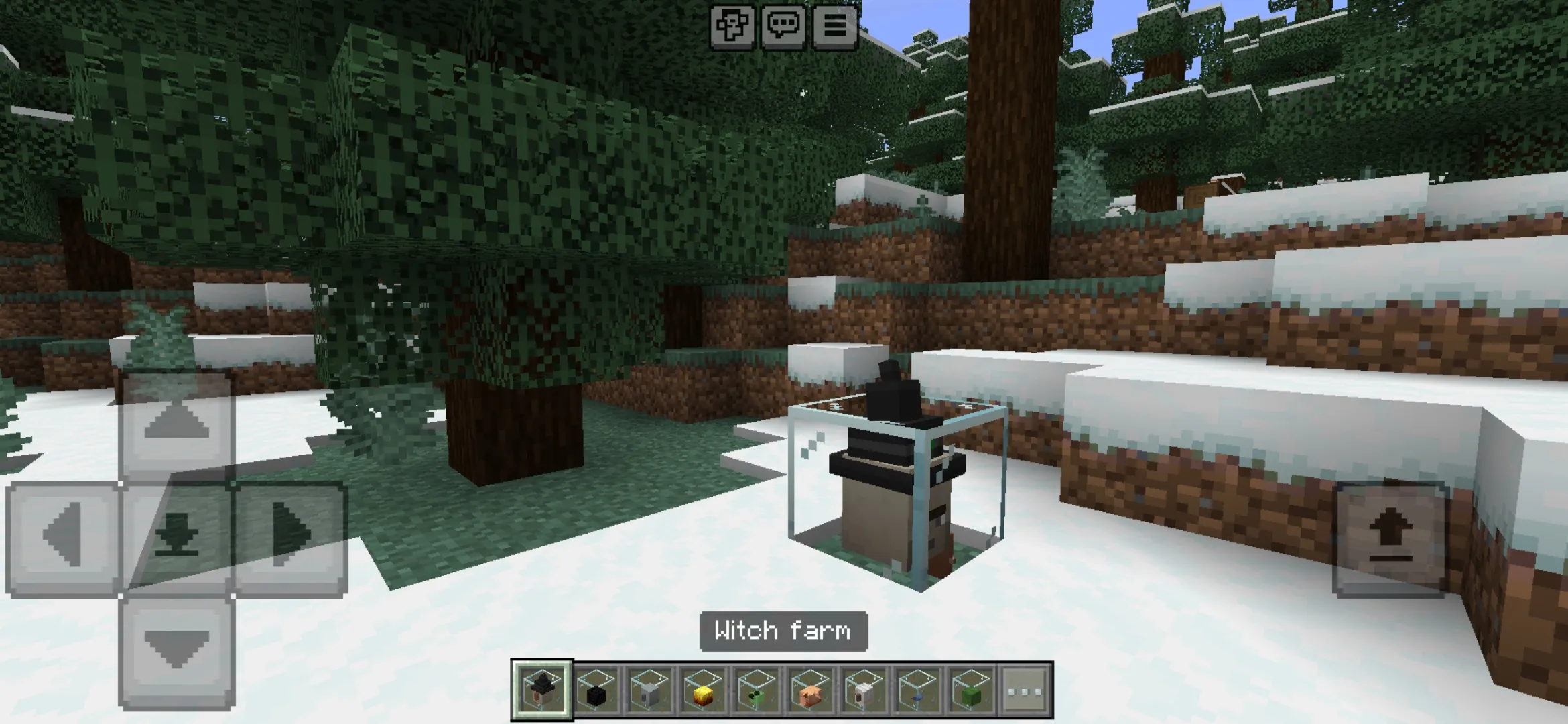 Witch from Monsters Mob Farm Mod for Minecraft PE