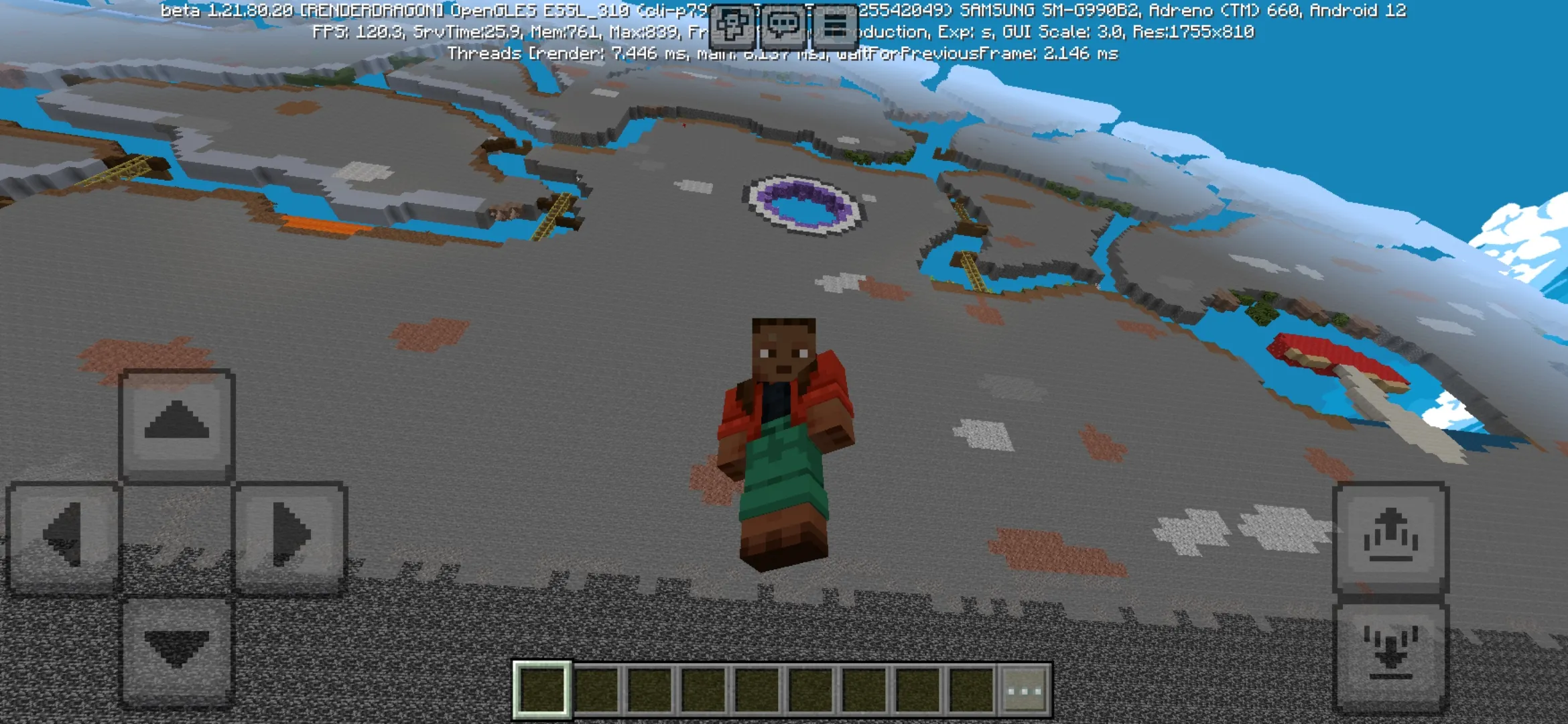 2D Survival Map for Minecraft PE
