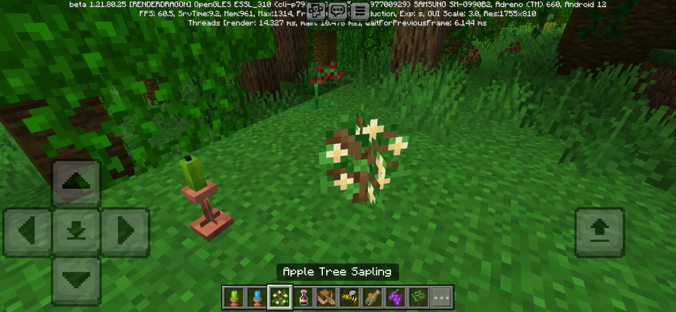 Apple Tree from Rustic Agriculture Mod for Minecraft PE