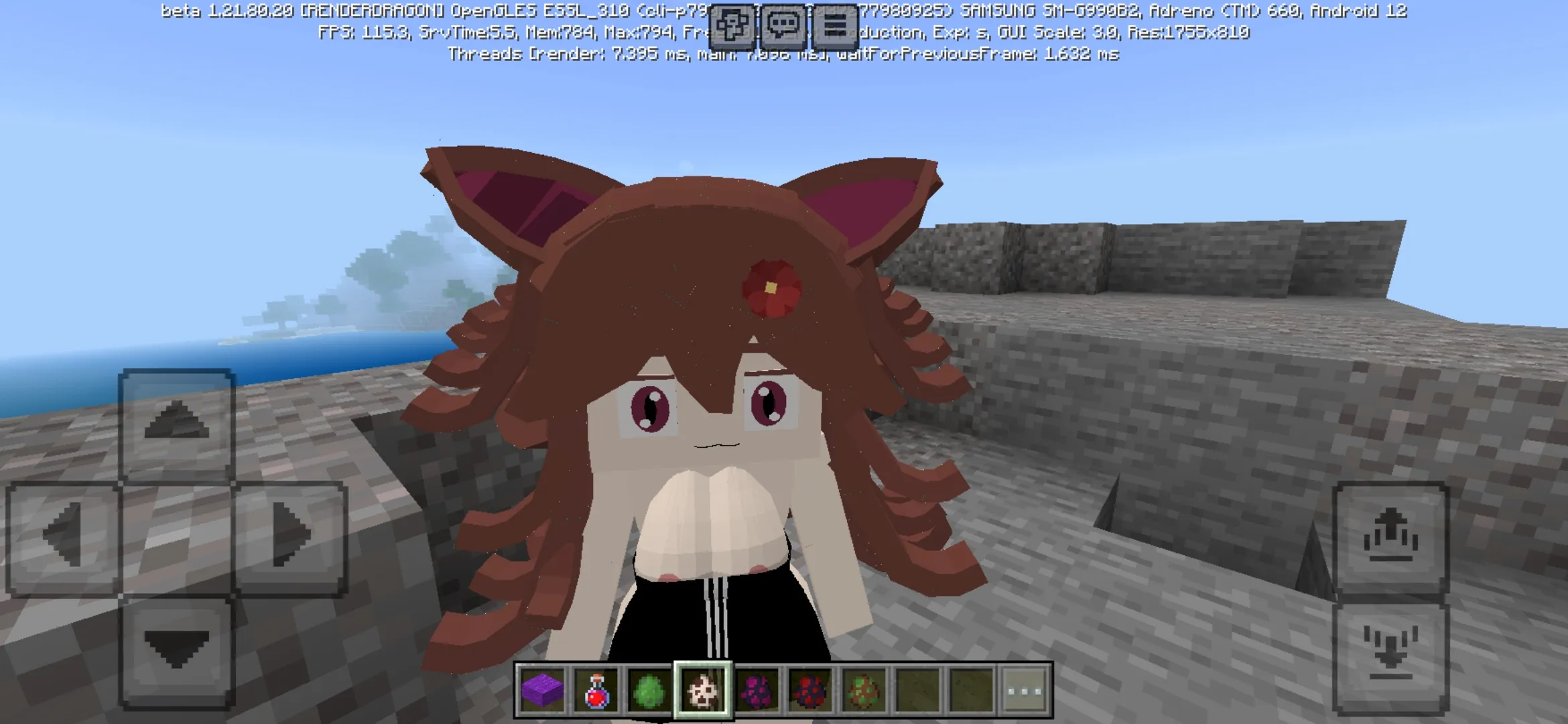 Beauty from Naked Girls Mod for Minecraft PE