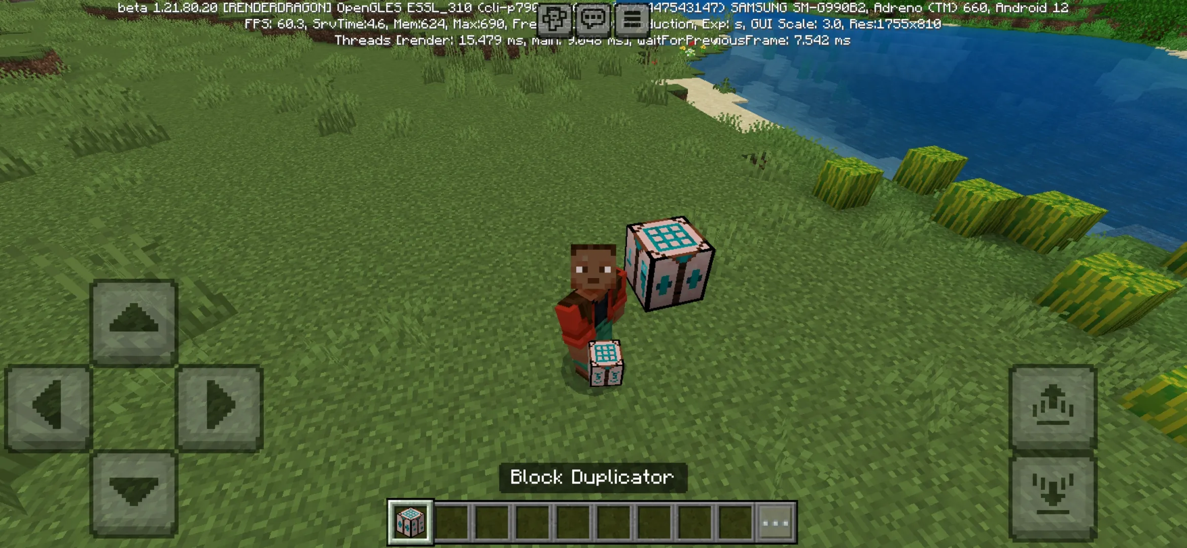 Block Duplicator Mod for Minecraft PE