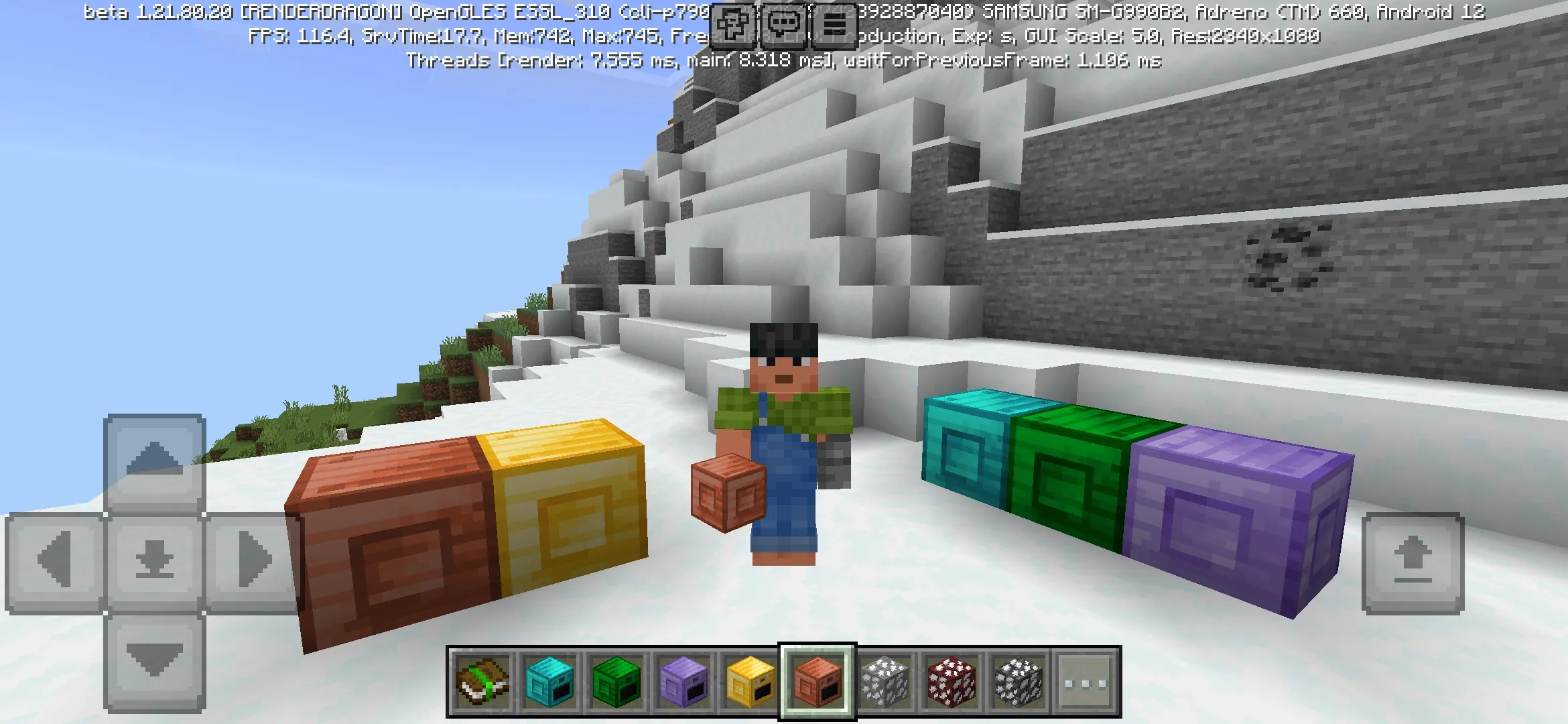 Blocks from Crops Mod for Minecraft PE