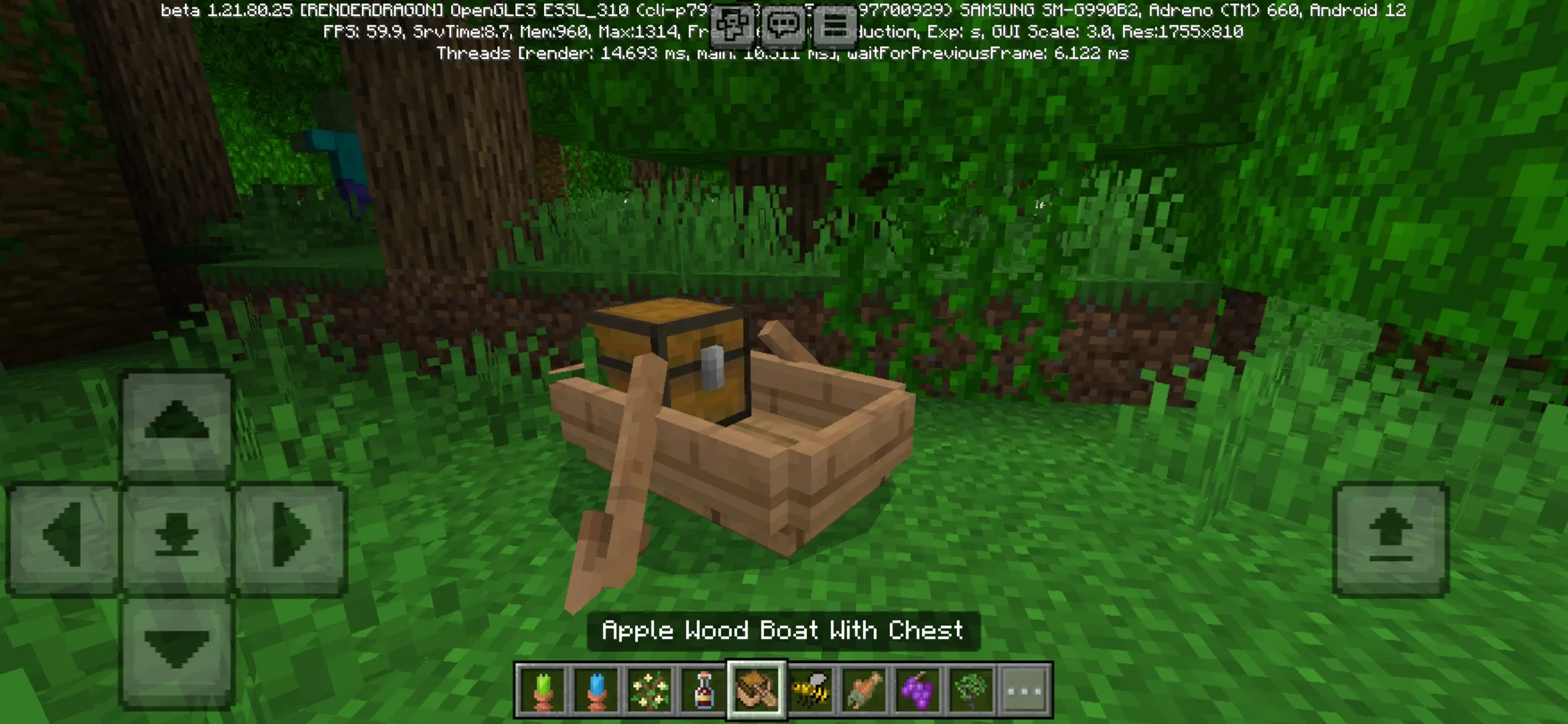 Boat from Rustic Agriculture Mod for Minecraft PE