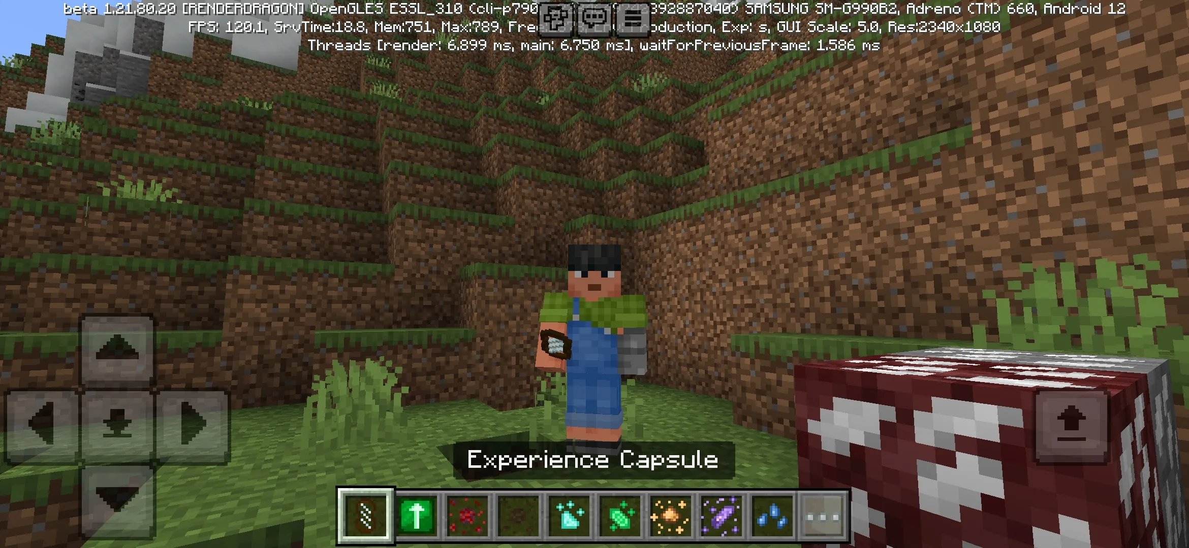 Capsule from Crops Mod for Minecraft PE