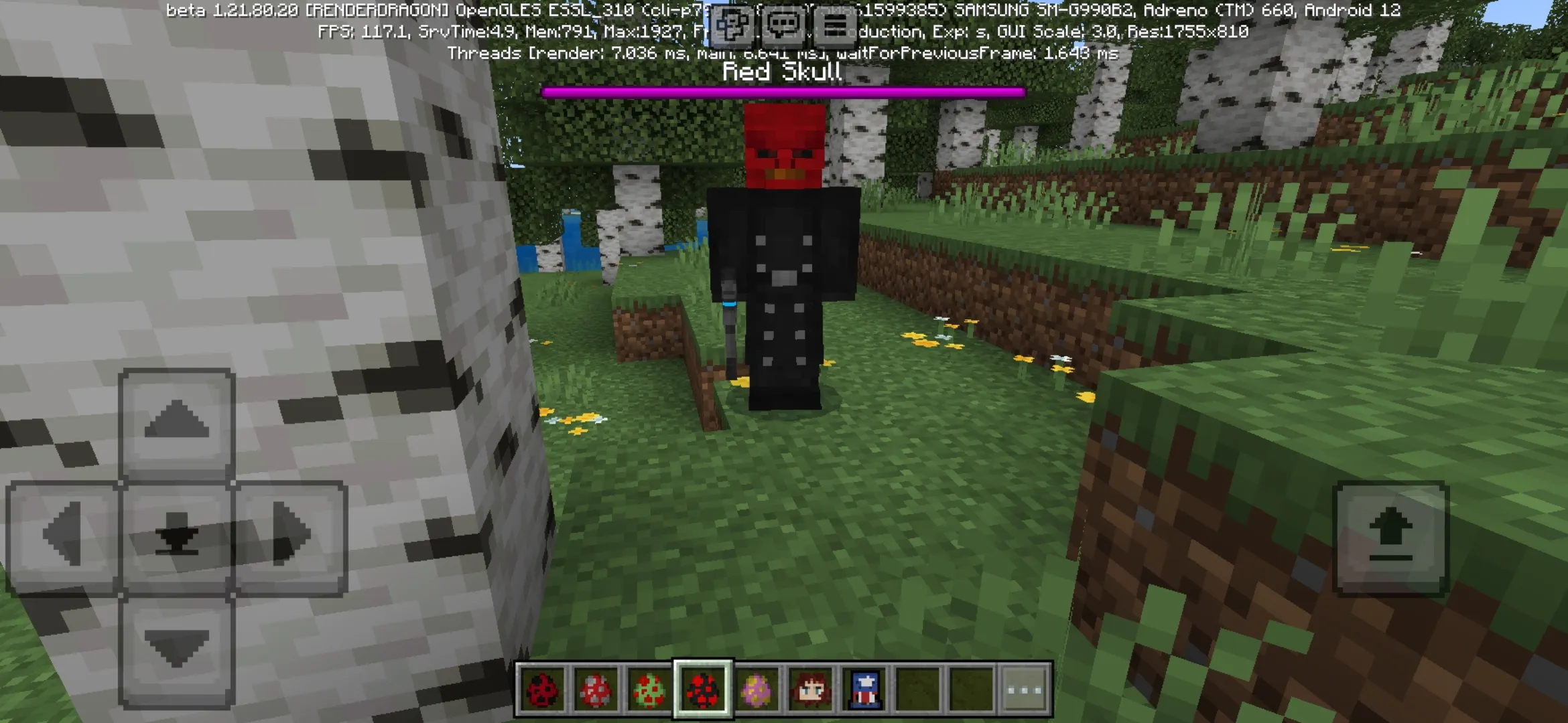 Careful from Captain America Mod for Minecraft PE