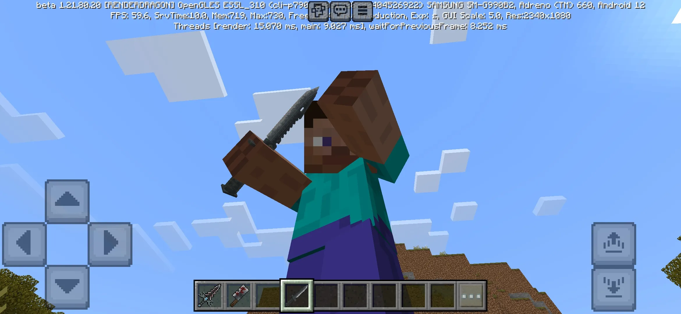 Cold Weapon Mod for Minecraft PE