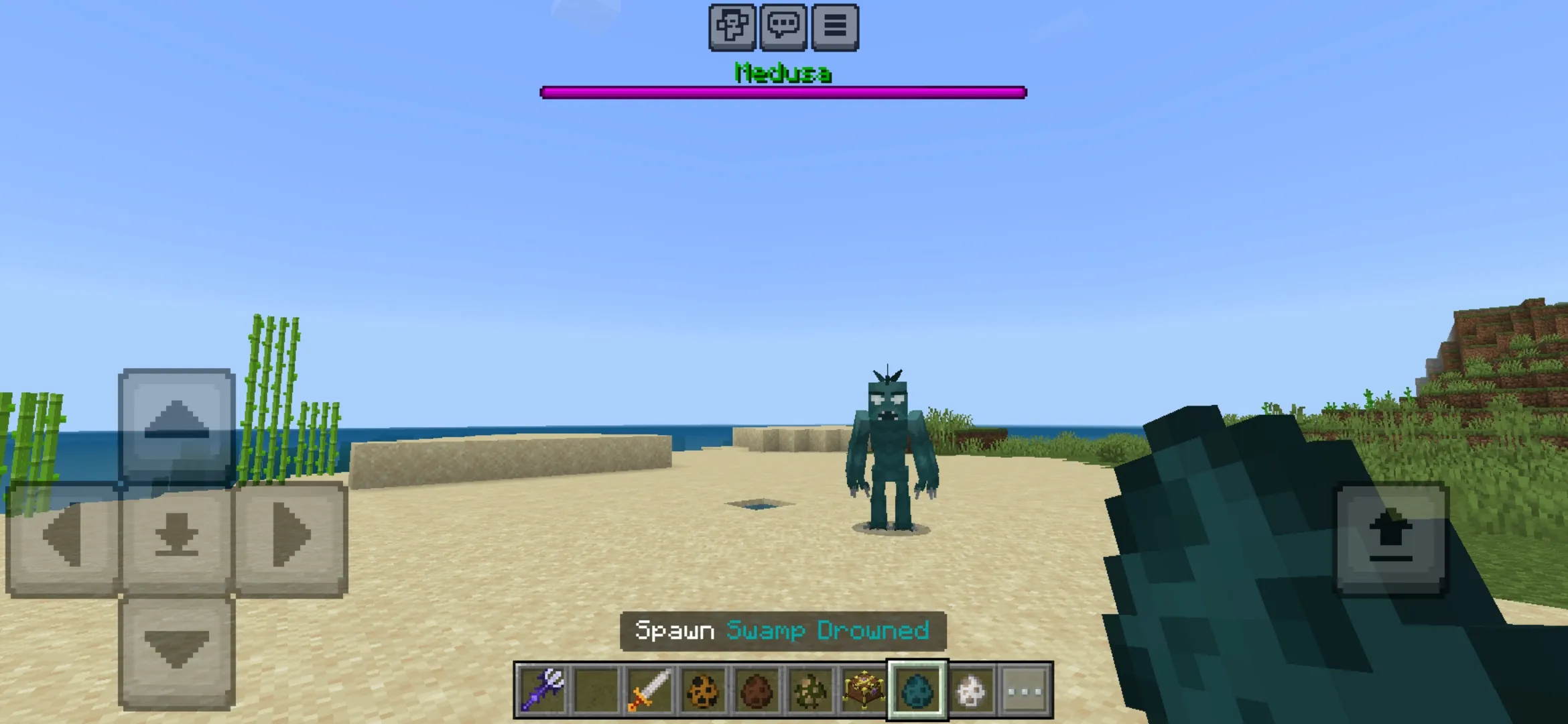 Drowned from Mythological Craft Mod for Minecraft PE
