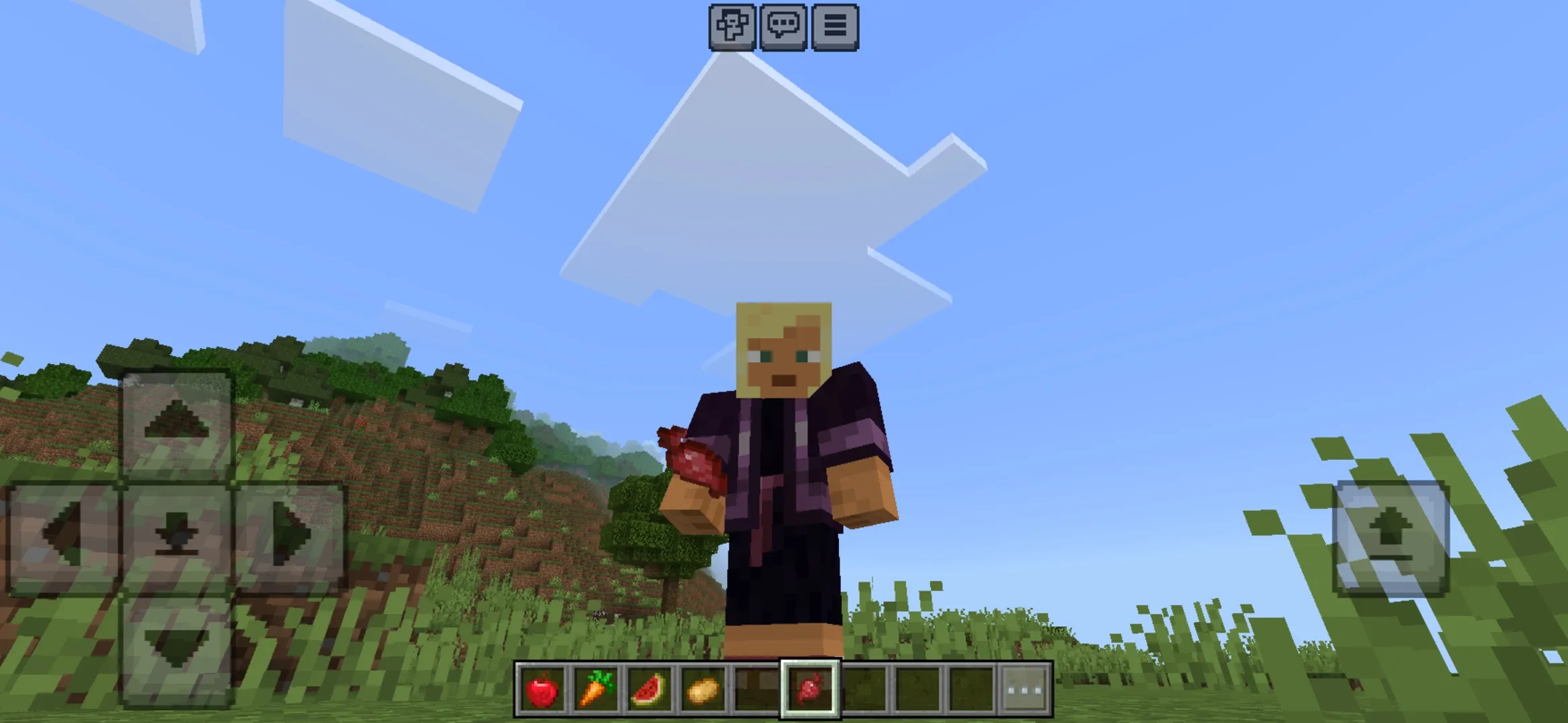 Eating Animation Texture Pack for Minecraft PE
