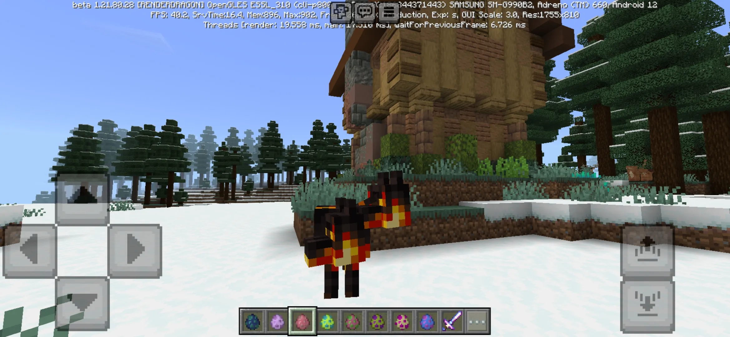 Enemy from Better on Bedrock Mod for Minecraft PE