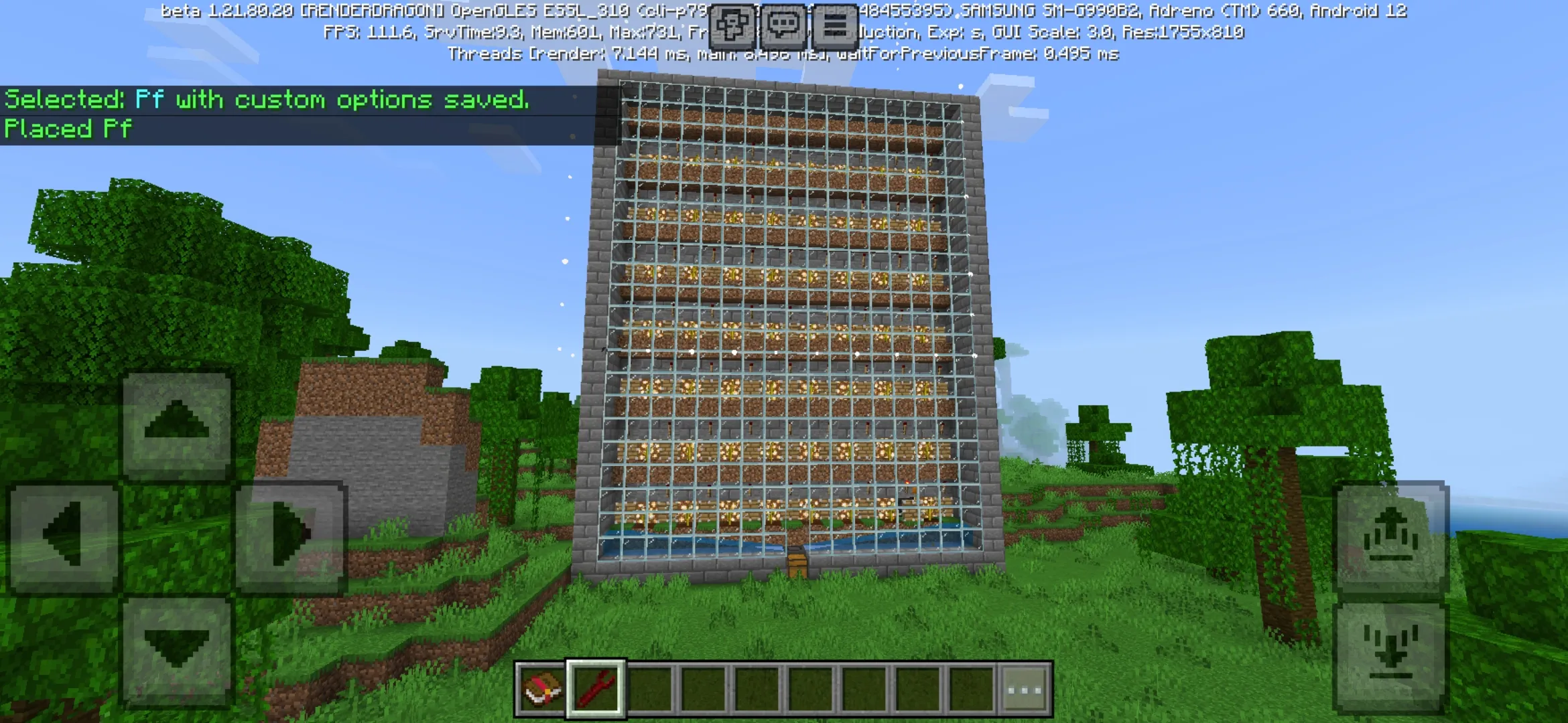 Farm from Instant Structures Mod for Minecraft PE