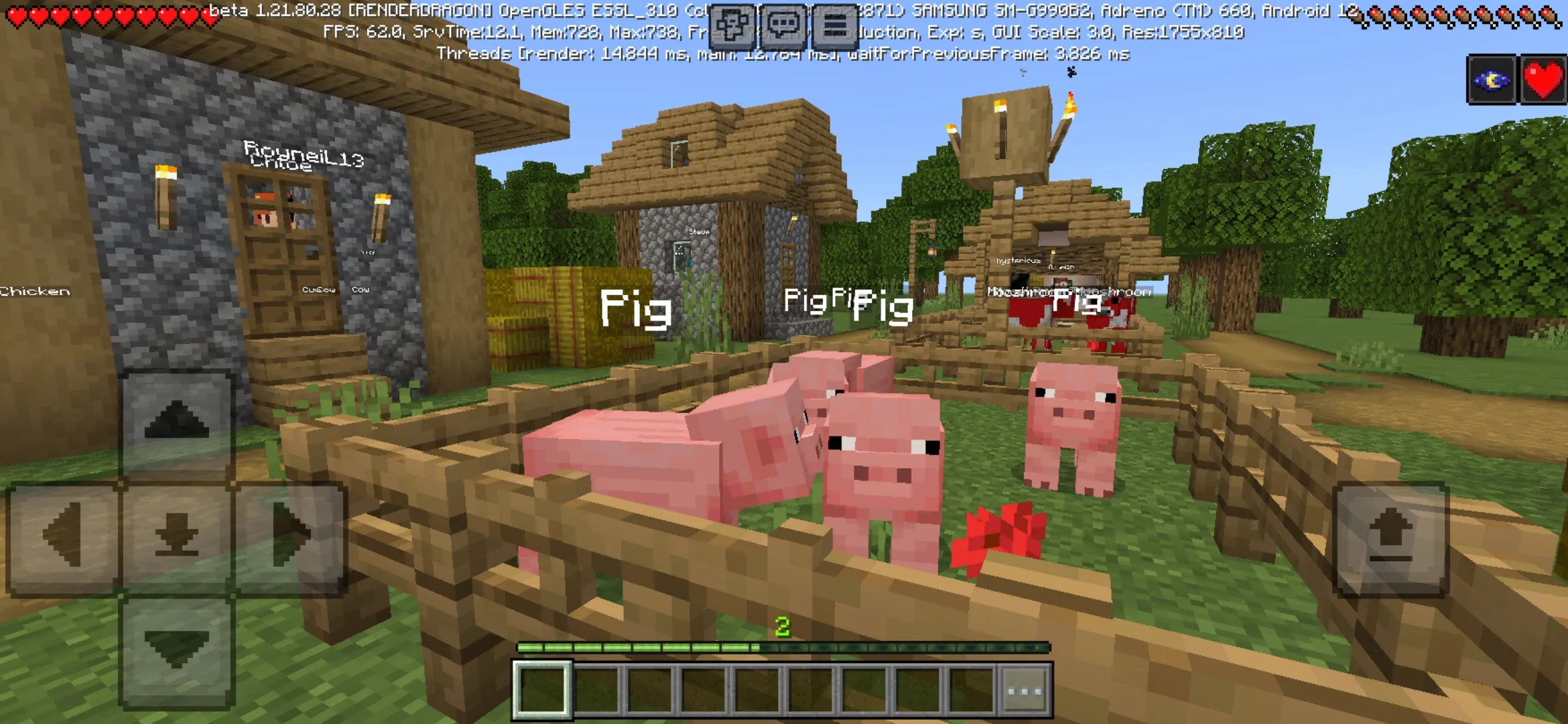 Farm from Monsters School Map for Minecraft PE