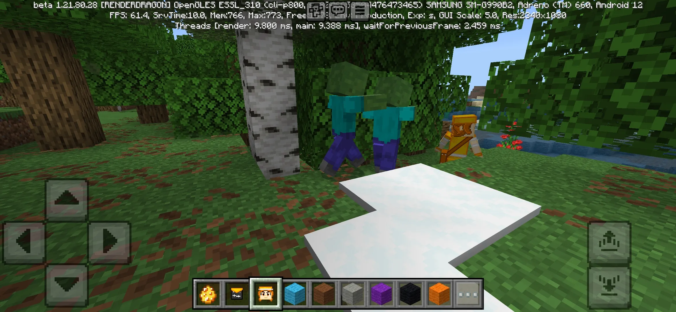 Fight from Lucky Blocks Mod for Minecraft PE