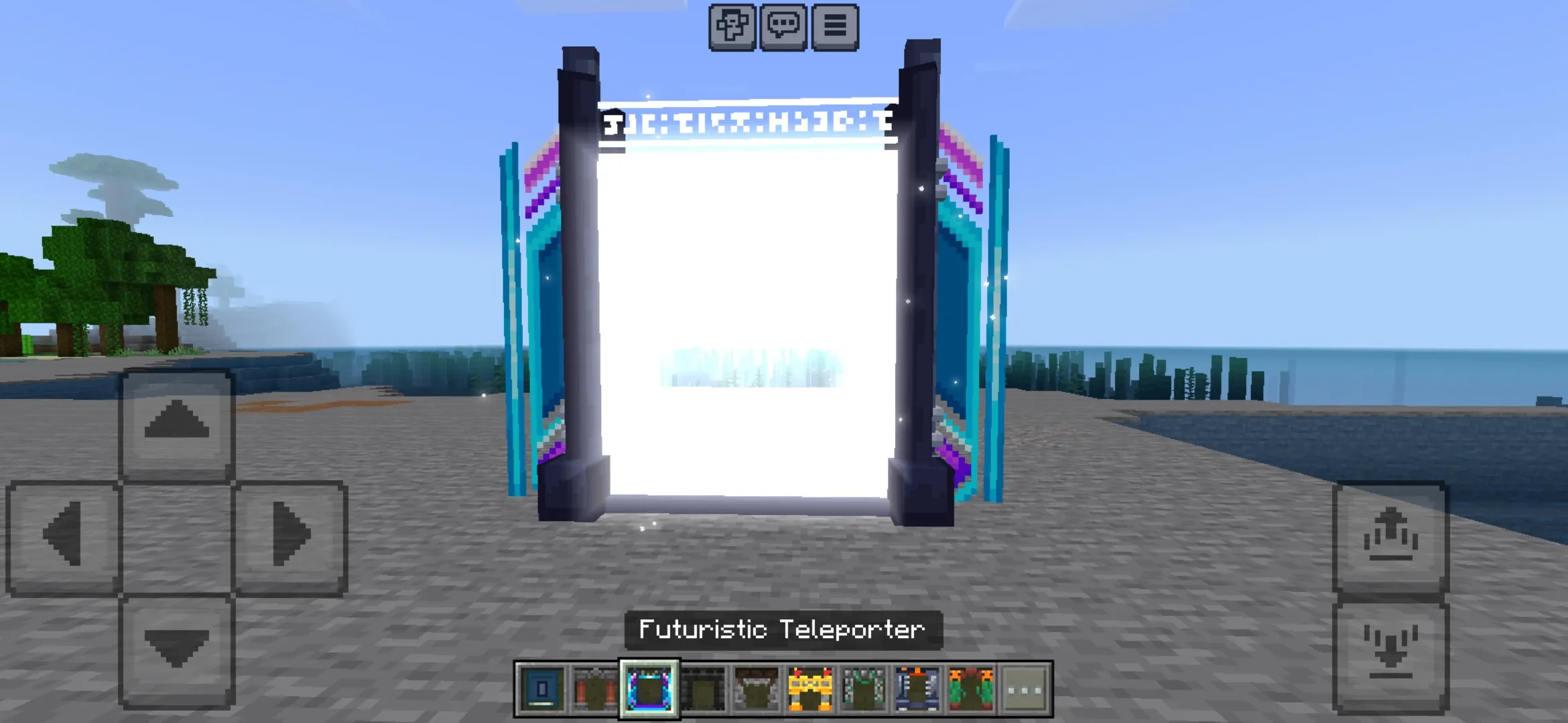Futuristic from Teleporter Mod for Minecraft PE